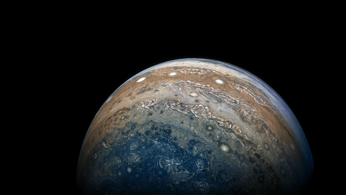 Jupiter from the Juno Space Mission