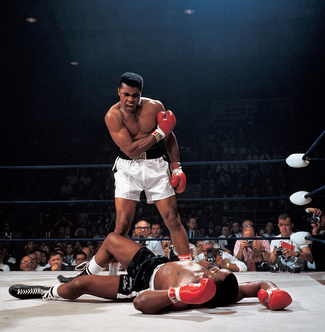 Muhammad Ali vs. Sonny Liston (Neil Leifer, 1965)