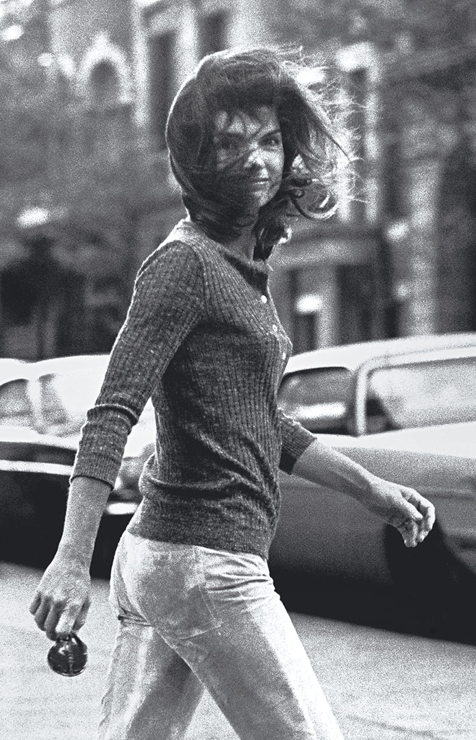 Windblown Jackie (Ron Galella, 1971)