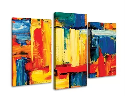 Colorful abstraction, modular painting