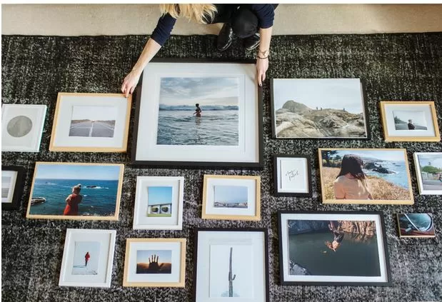 How to test a printed photo collage