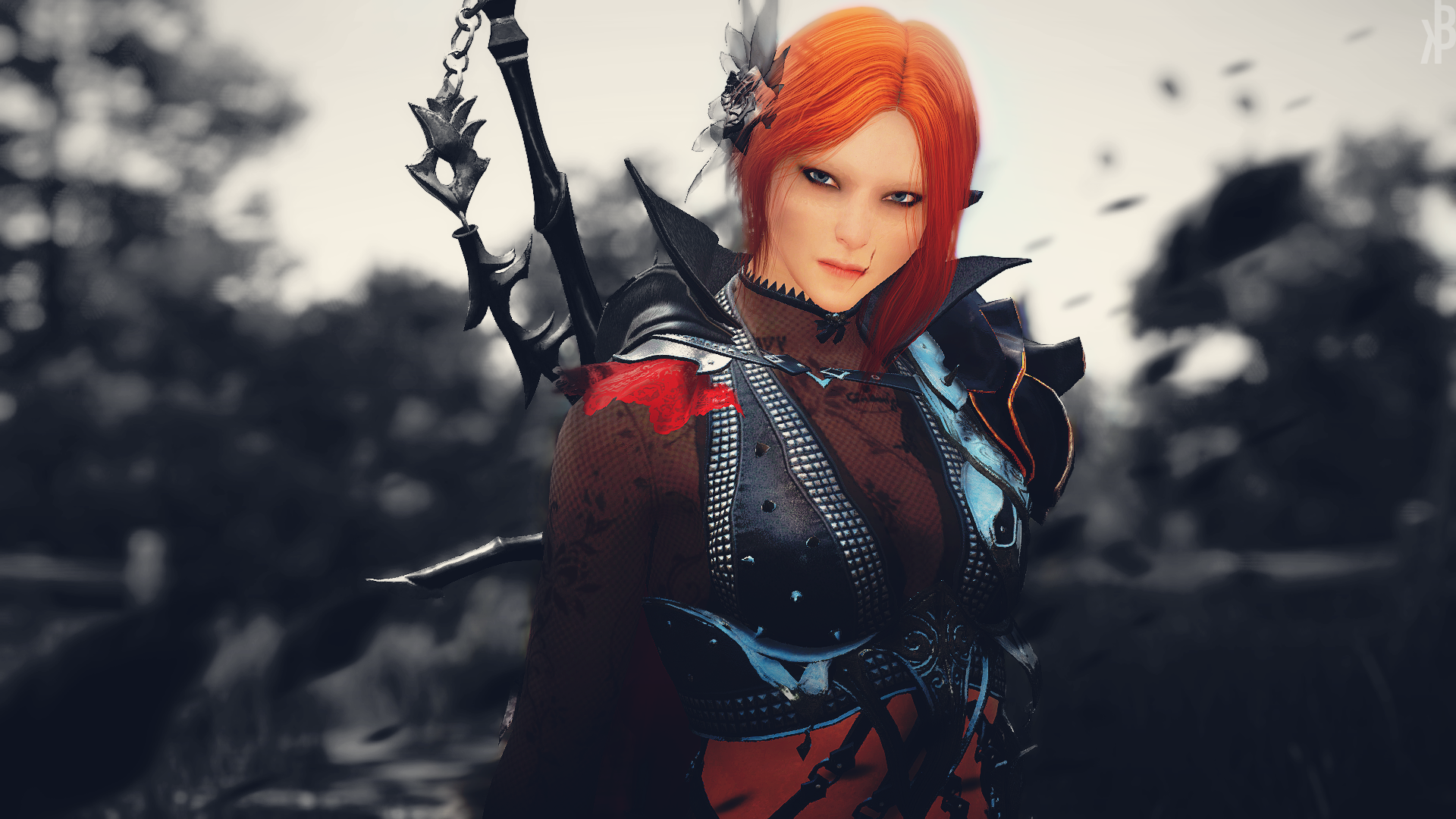 Redhead warrior from Black Desert Online HD Wallpaper