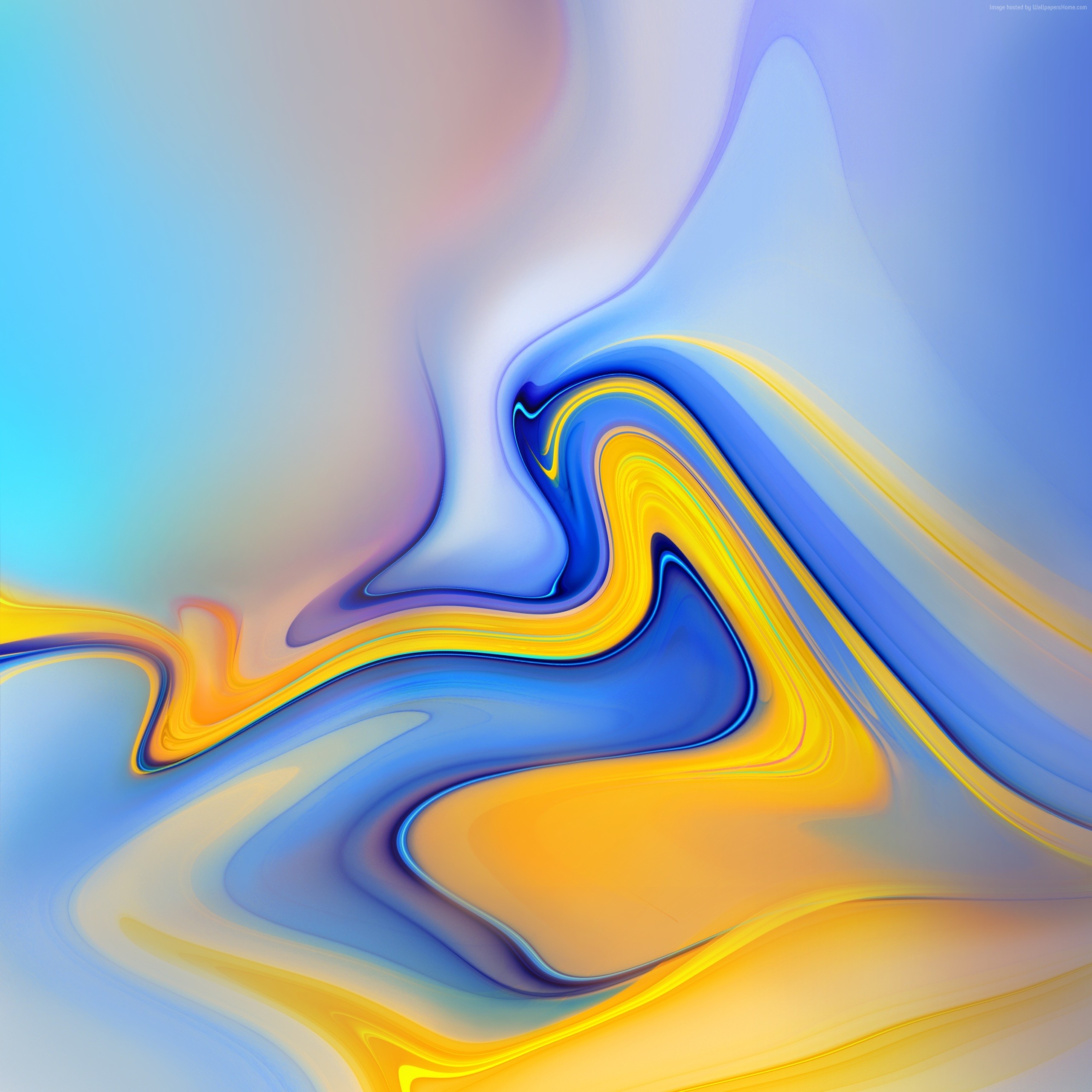 abstract, Samsung Galaxy Note 9, colorful, Android Oreo, Android 8.0 HD Wallpaper
