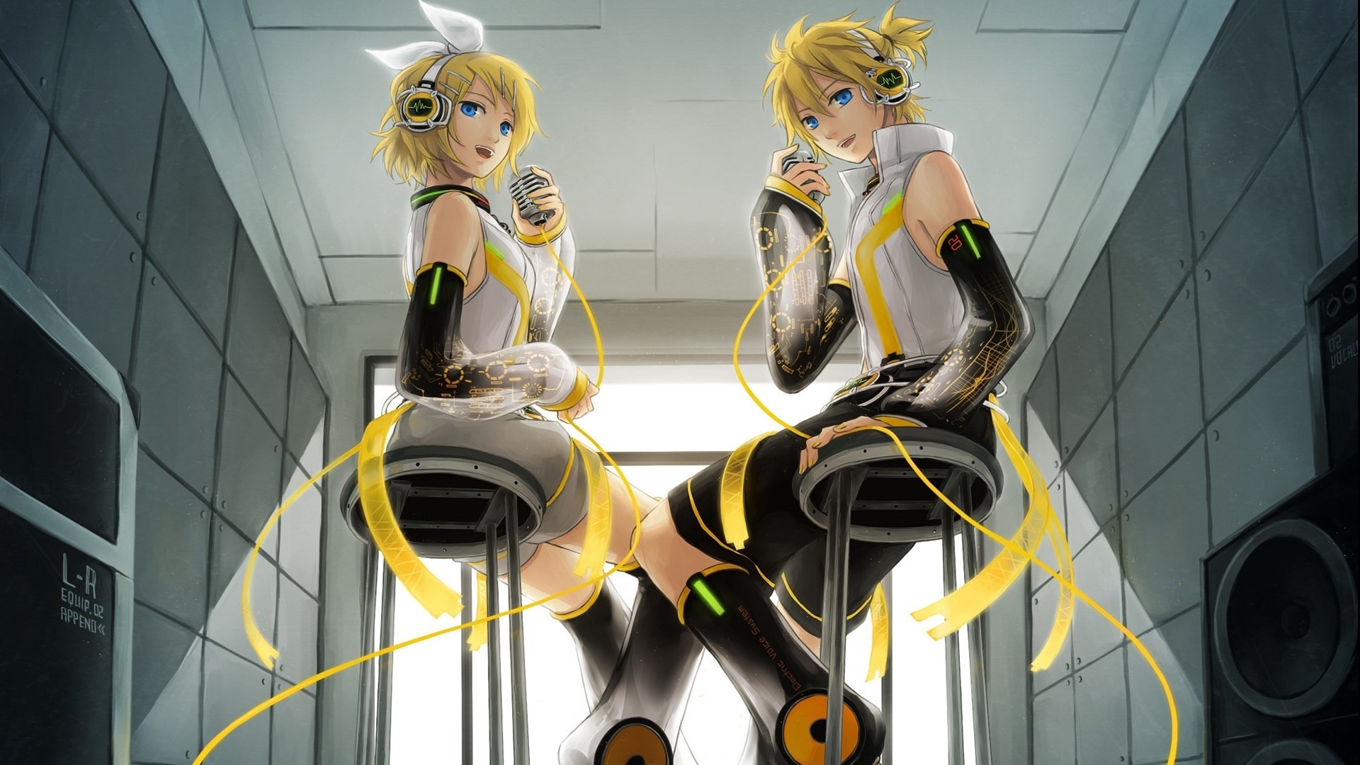 Rin and Len Kagamine from Vocaloid HD Wallpaper