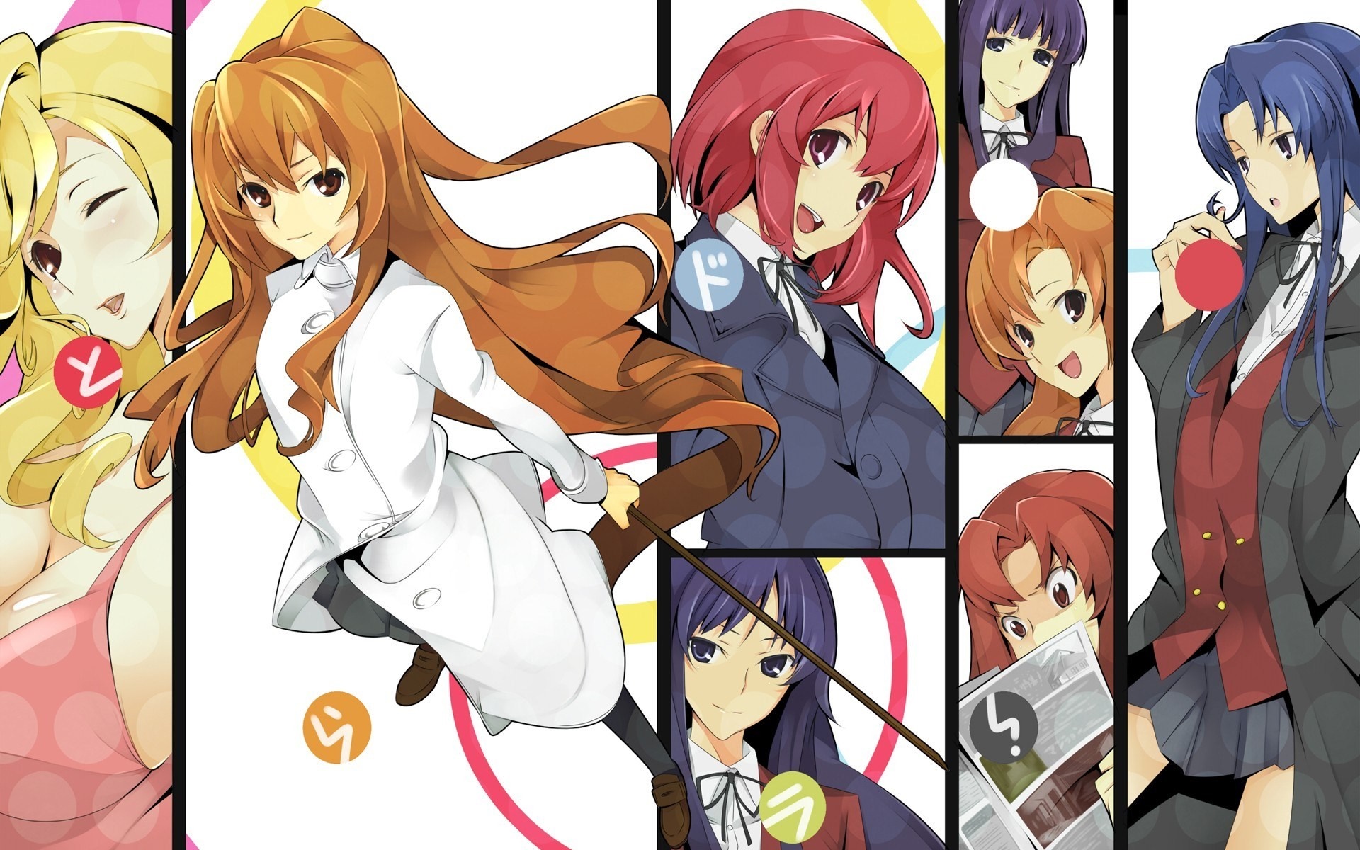 Toradora! Anime Girls Illustration HD Wallpaper