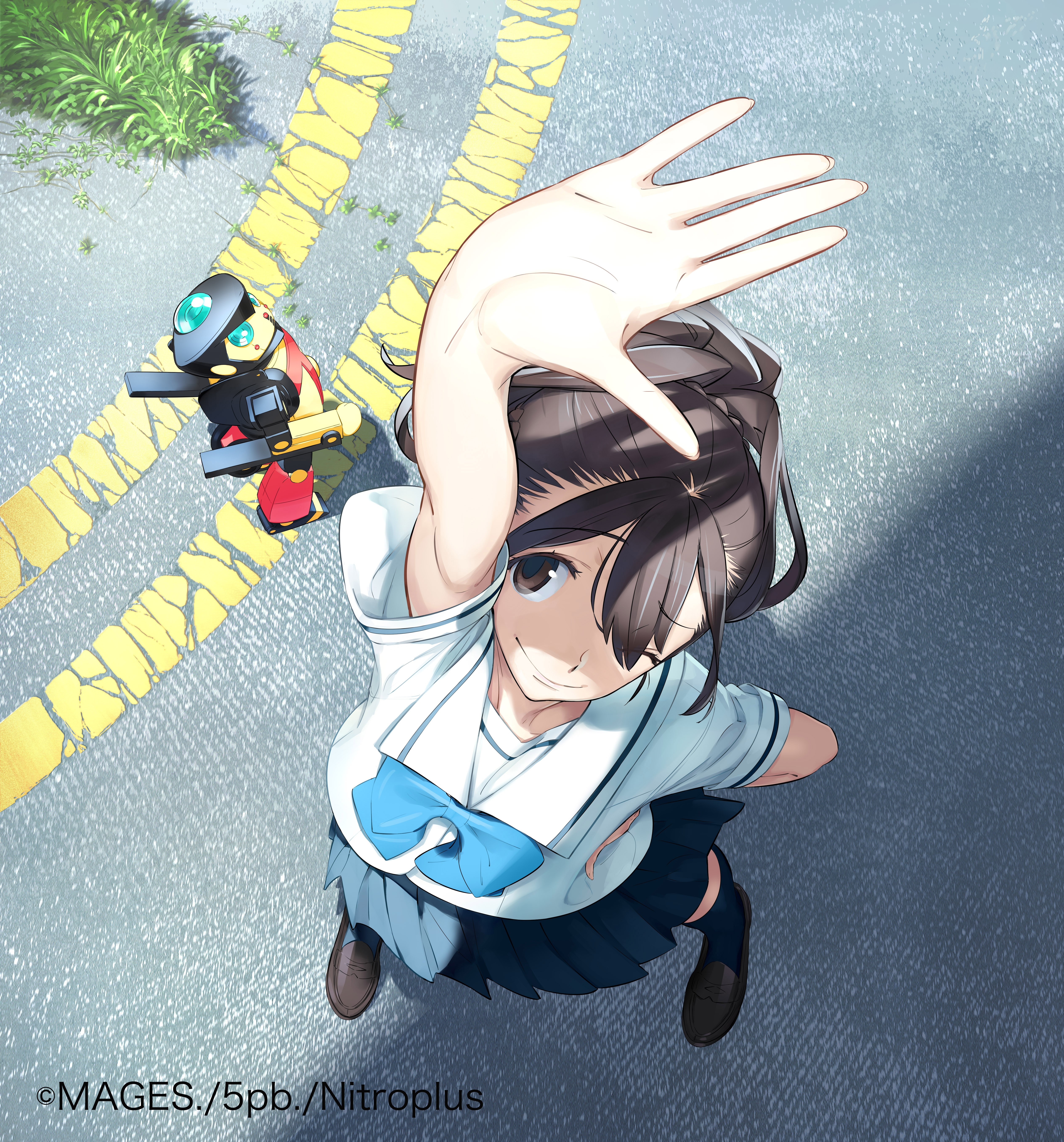 Akiho Senomiya from Robotics;Notes with a robot HD Wallpaper