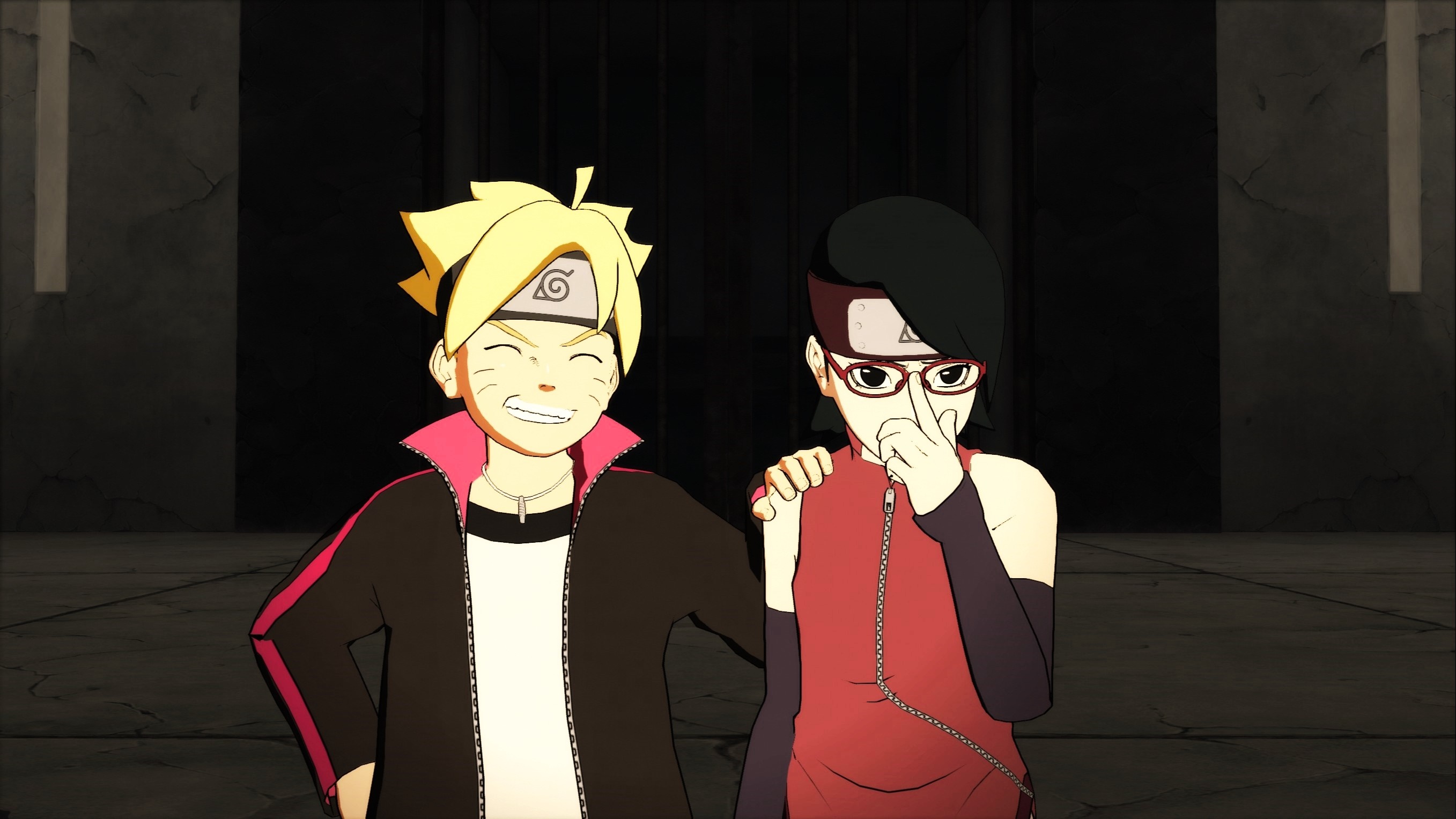Boruto and Sarada from Naruto Shippuden Ultimate Ninja Storm 4 HD Wallpaper
