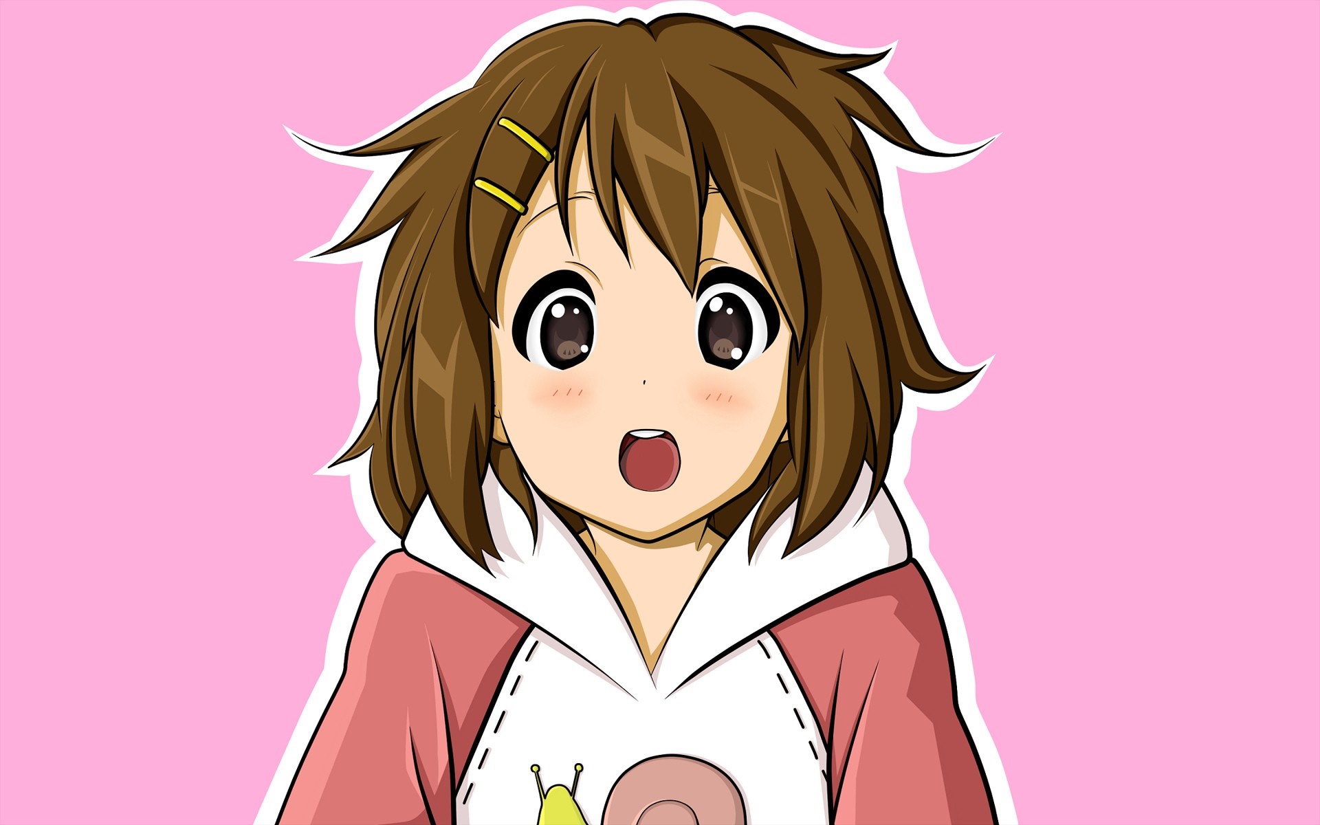 Yui Hirasawa from K-On! illustration HD Wallpaper