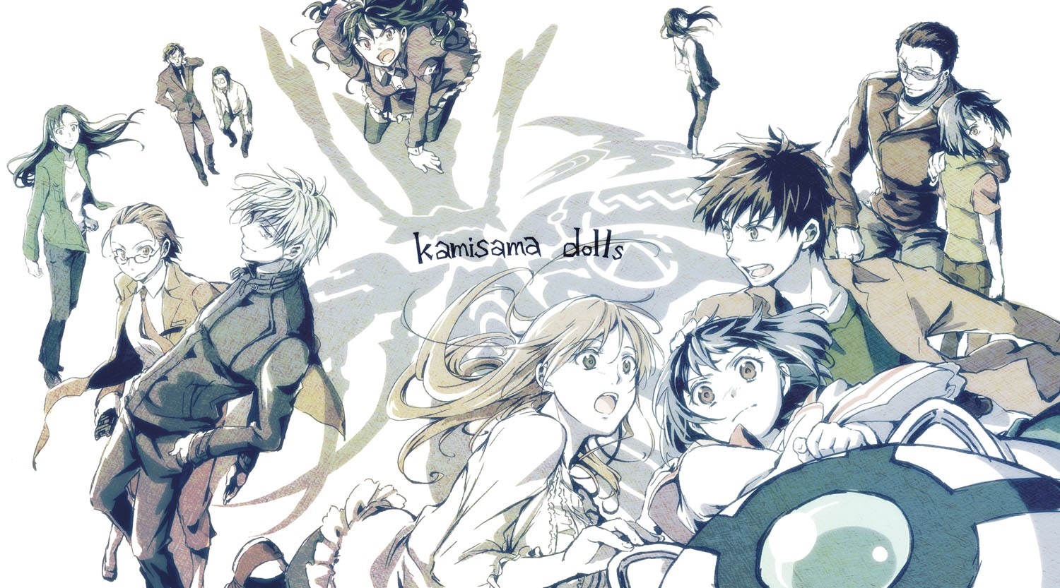 Kamisama Dolls characters illustration HD Wallpaper