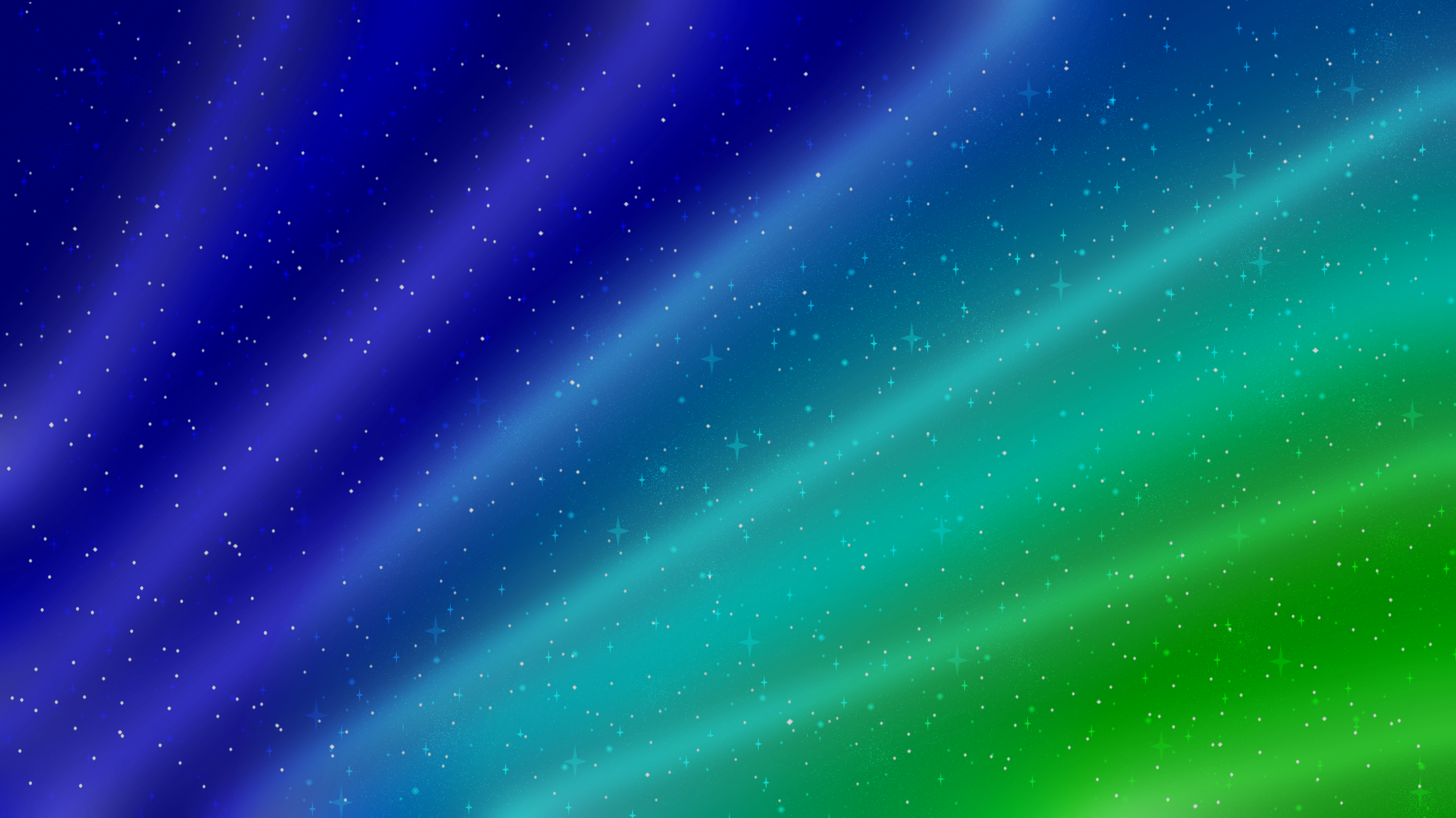 Abstract aurora borealis with stars HD Wallpaper