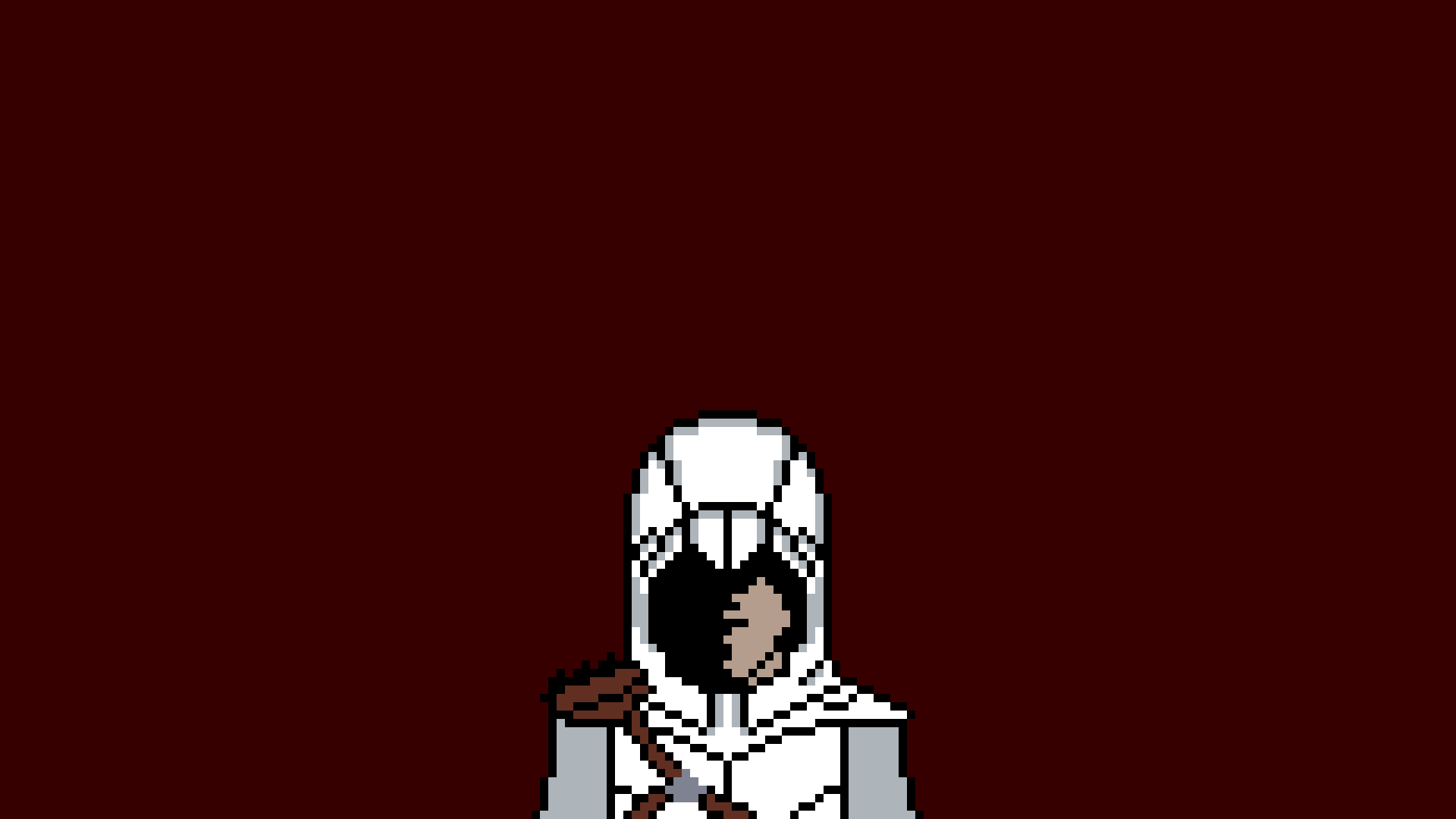 Assassin's Creed character in pixel art HD Wallpaper