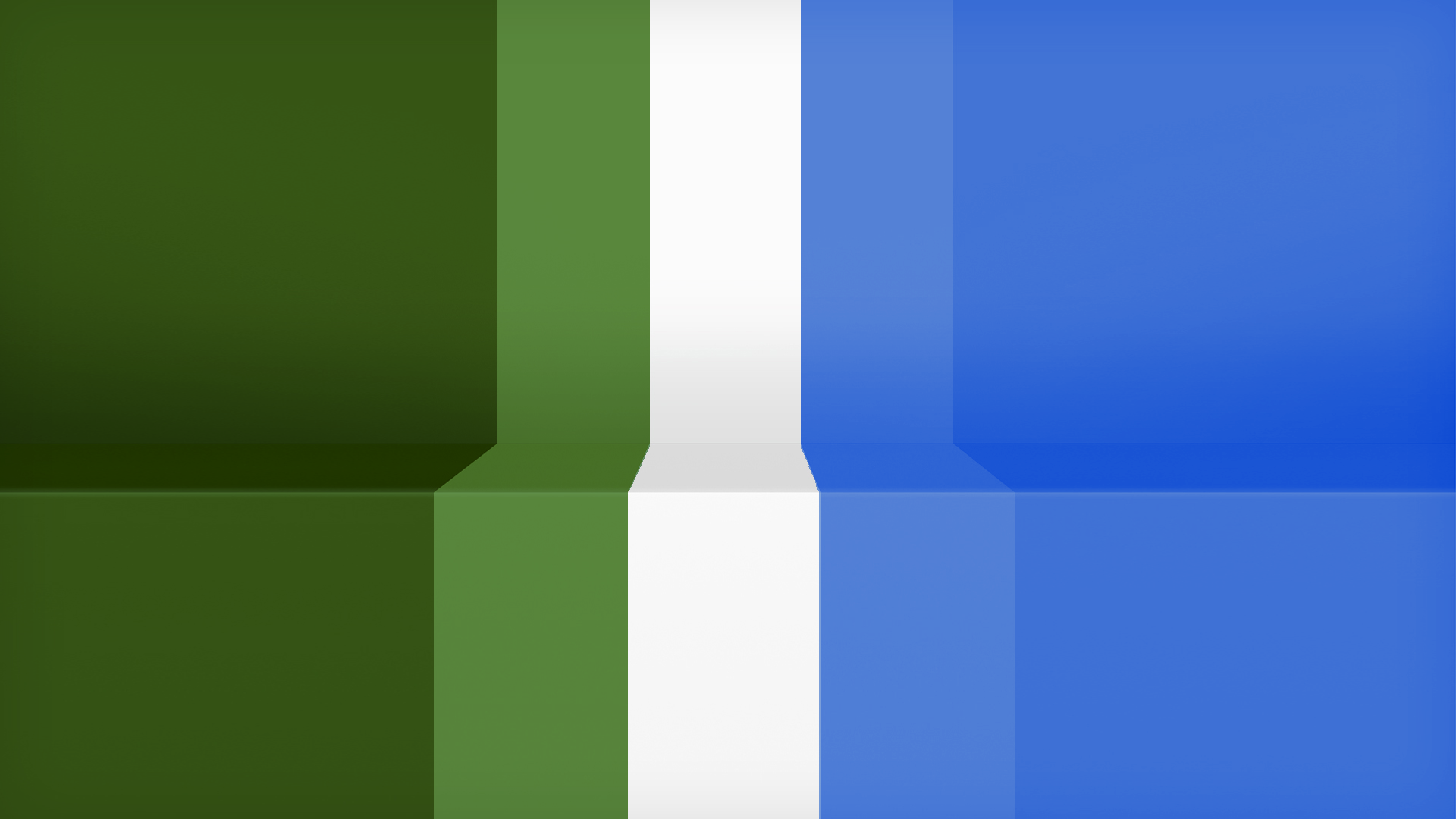 Abstract green, white, and blue geometric pattern HD Wallpaper