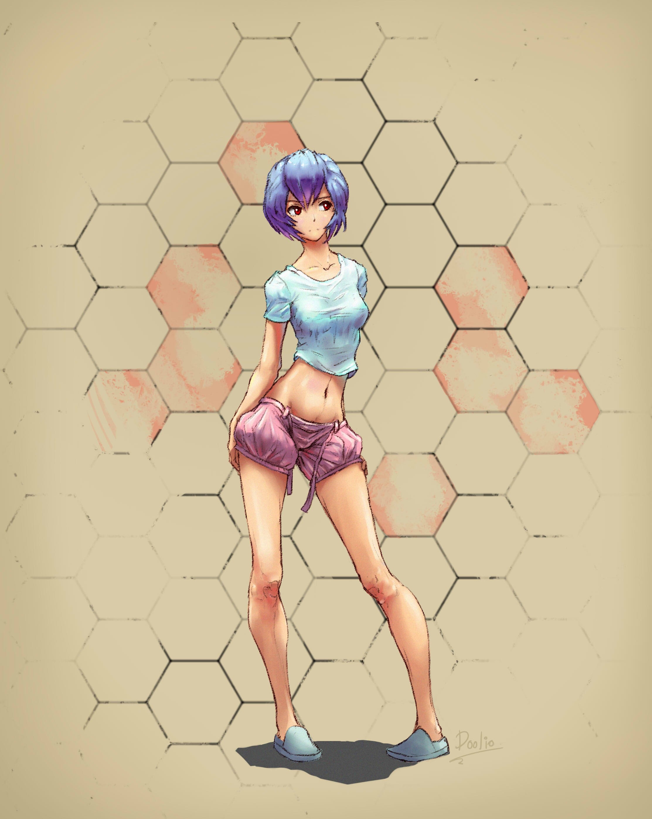 Rei Ayanami from Neon Genesis Evangelion HD Wallpaper