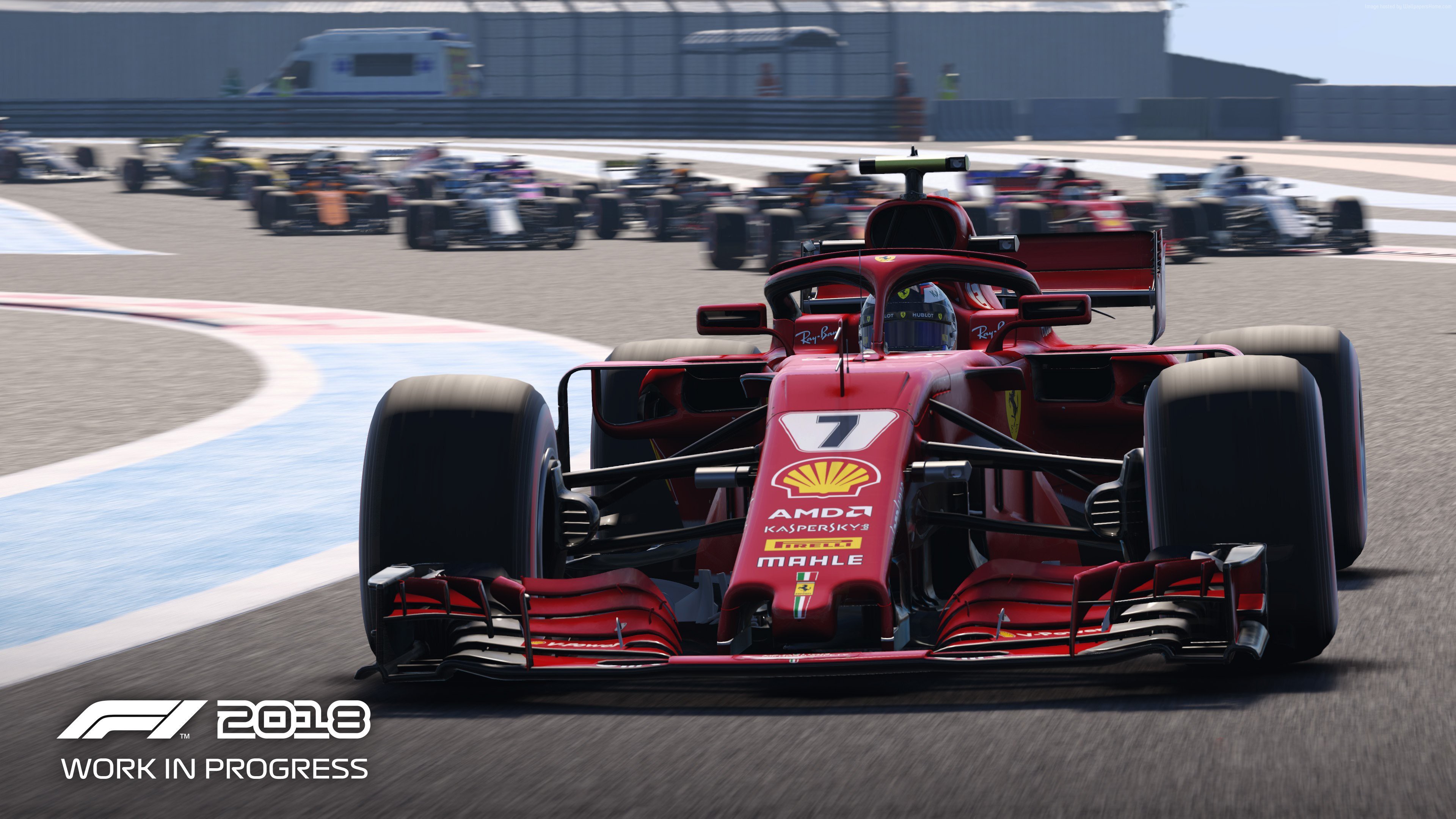 F1 2018 4K screenshot HD Wallpaper