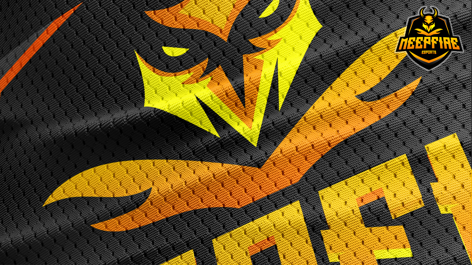Neefire Esports logo on black fabric HD Wallpaper