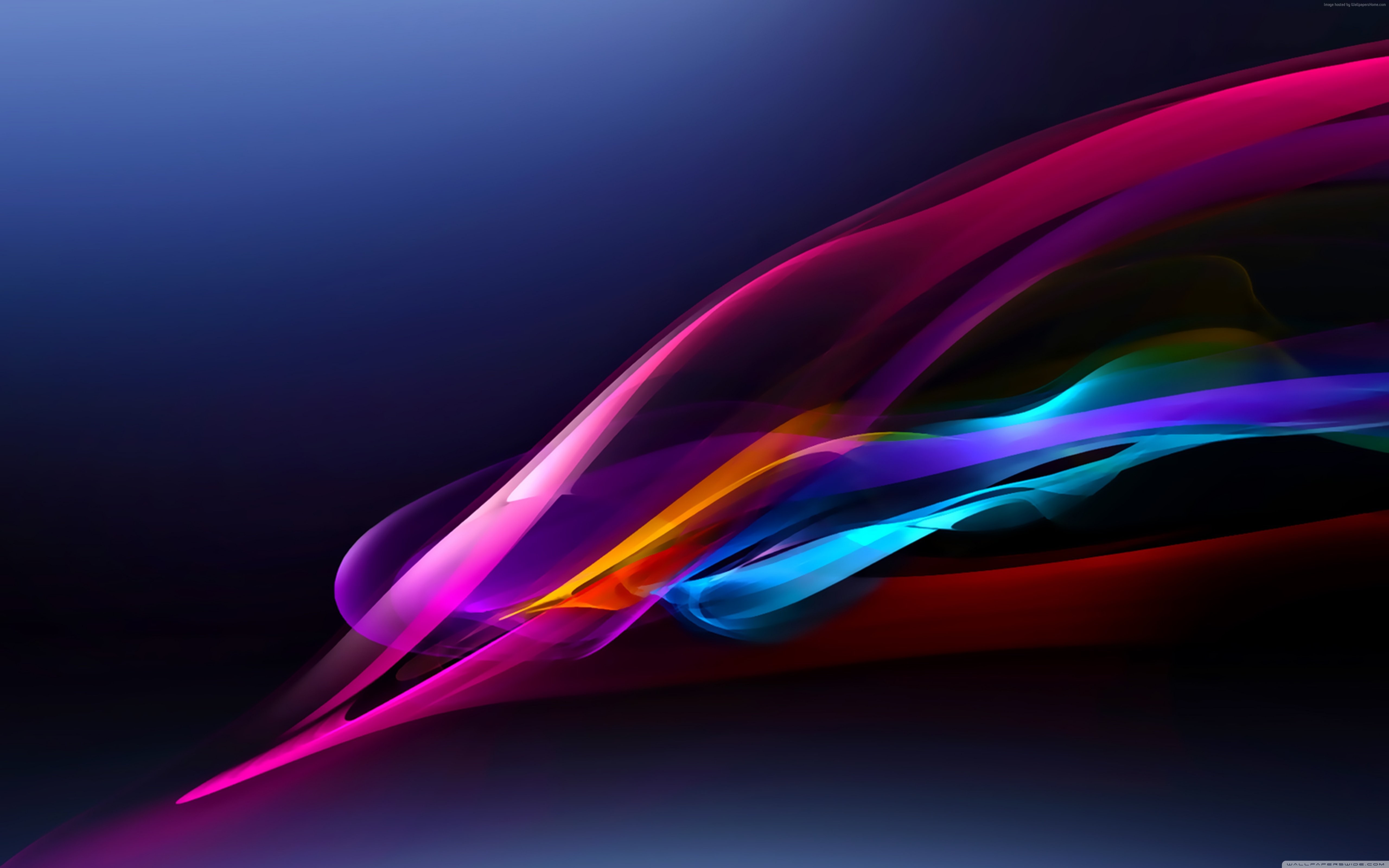 Abstract colorful waves 5K HD Wallpaper