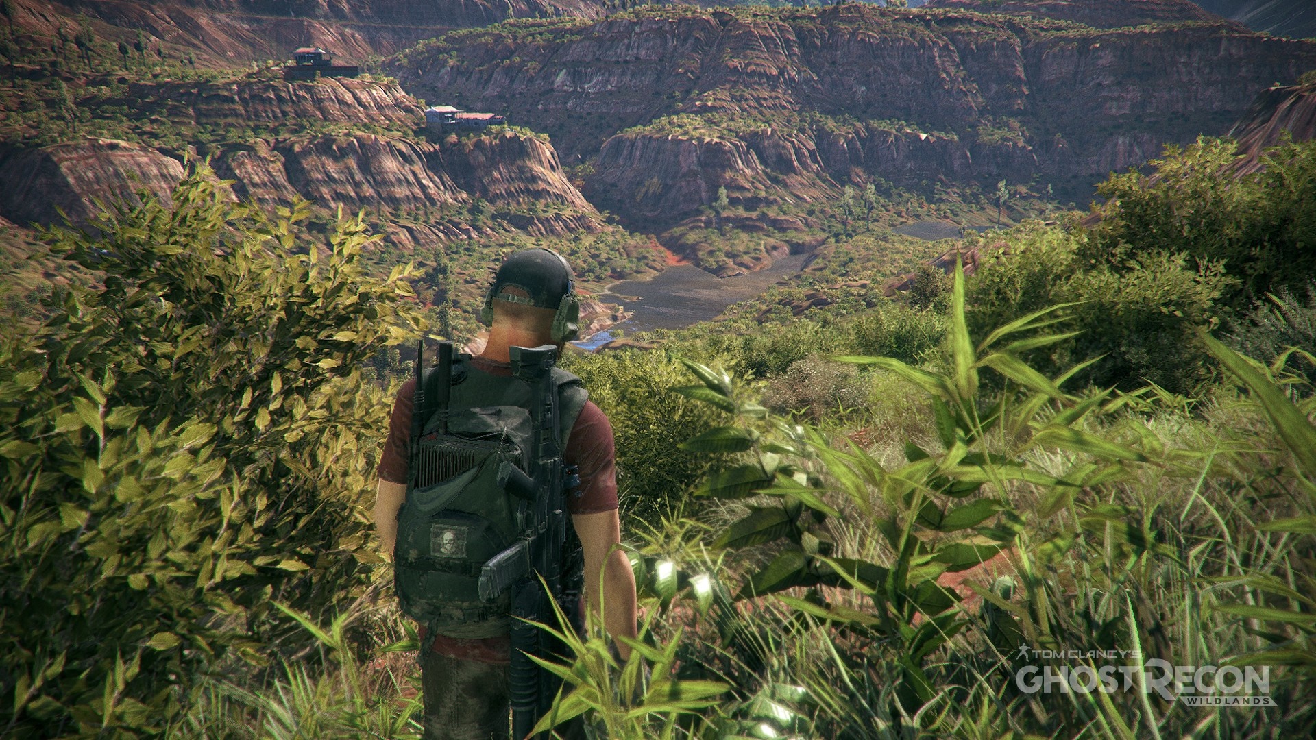 Tom Clancy's Ghost Recon Wildlands character in wilderness HD Wallpaper