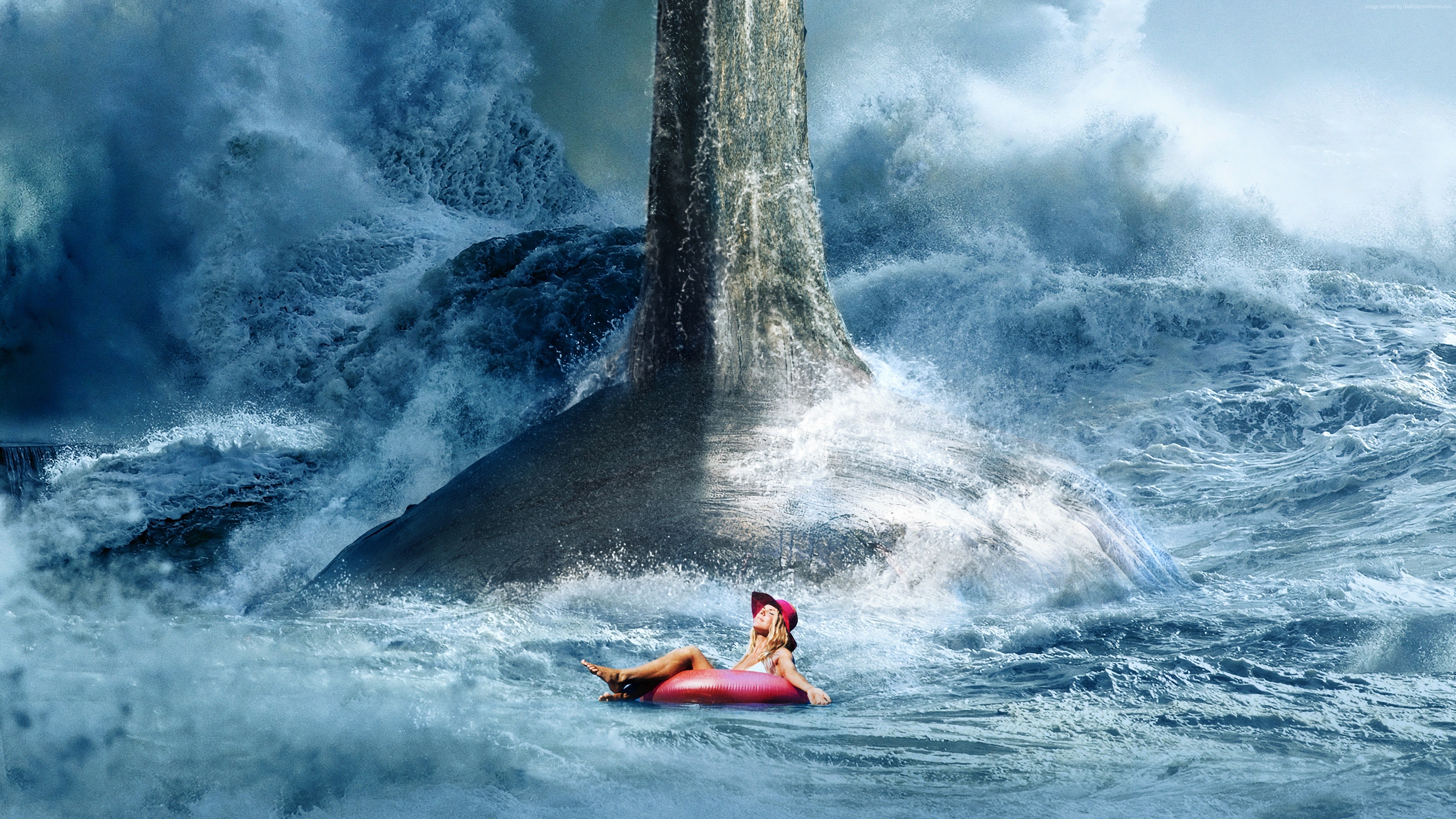 The Meg 4K poster HD Wallpaper