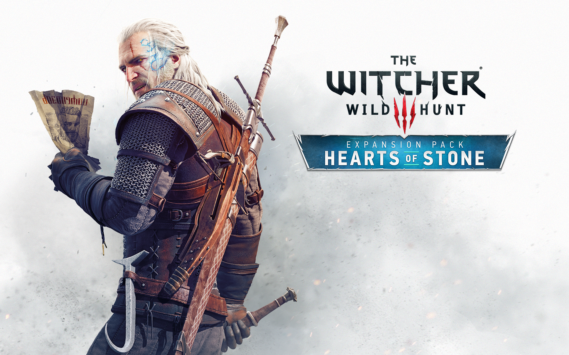 Geralt of Rivia from The Witcher 3: Wild Hunt Expansion Pack Hearts of Stone HD Wallpaper