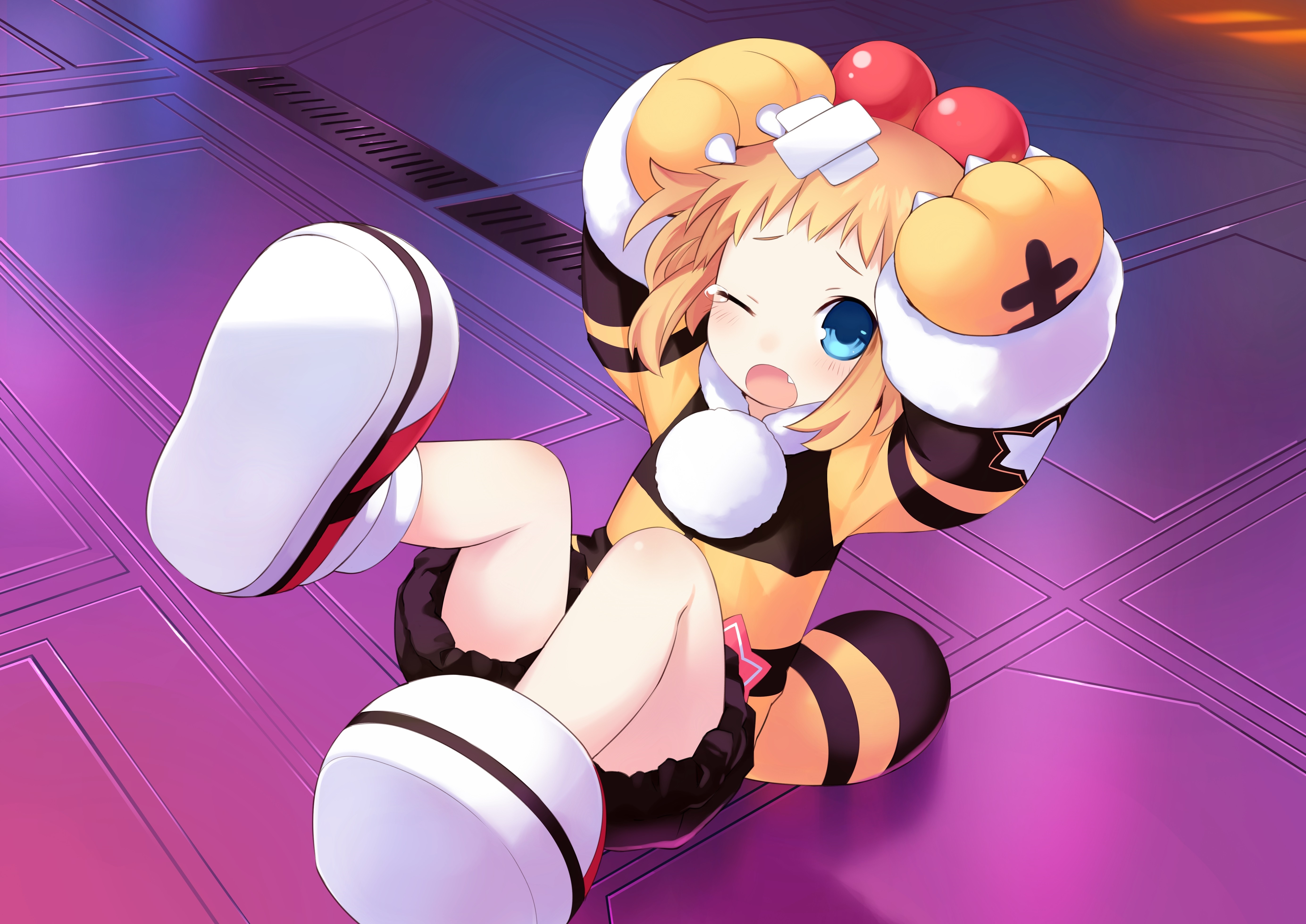 Peashy from Hyperdimension Neptunia HD Wallpaper