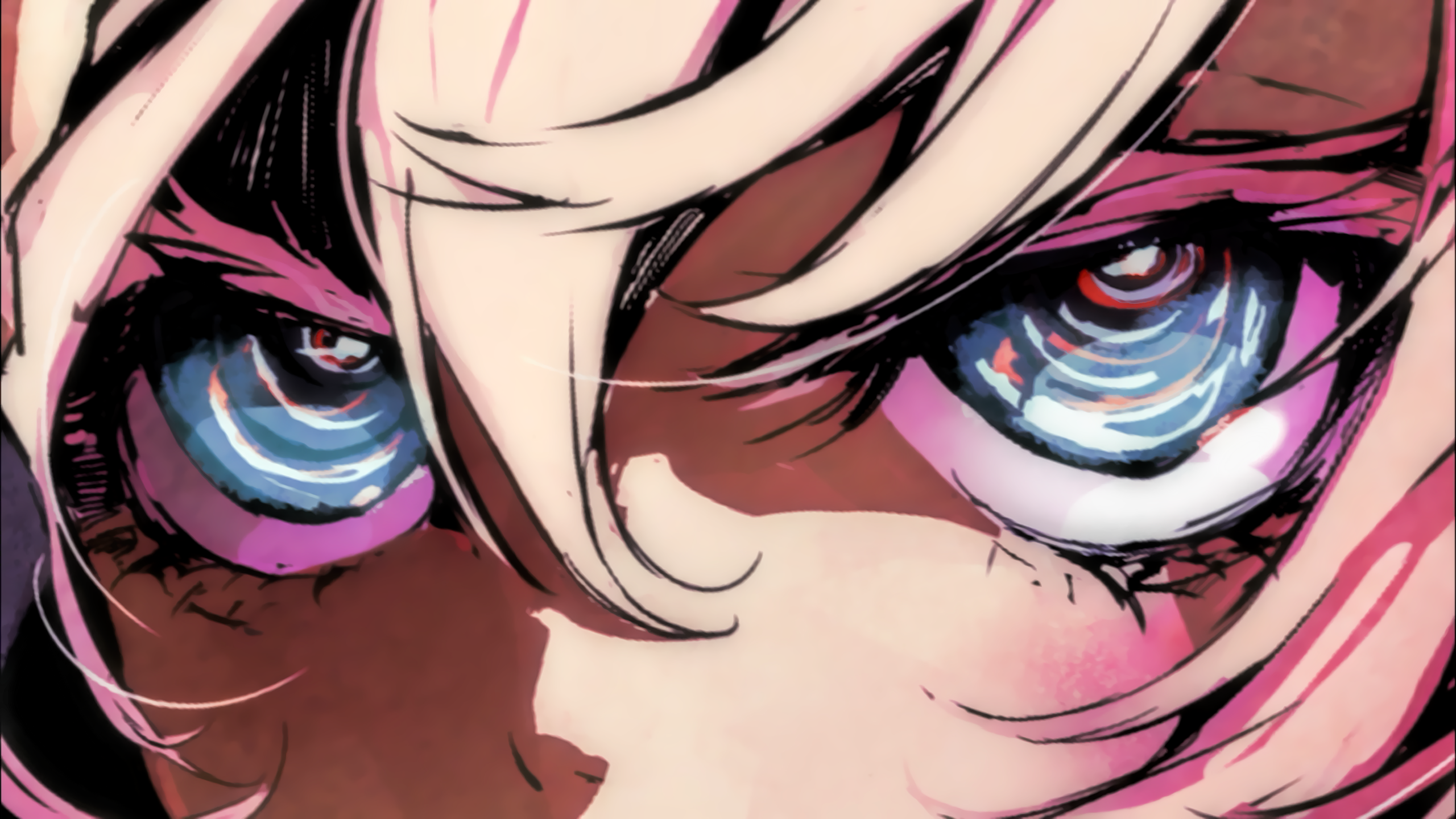 Tanya Degurechaff Intense Close-Up Eyes HD Wallpaper