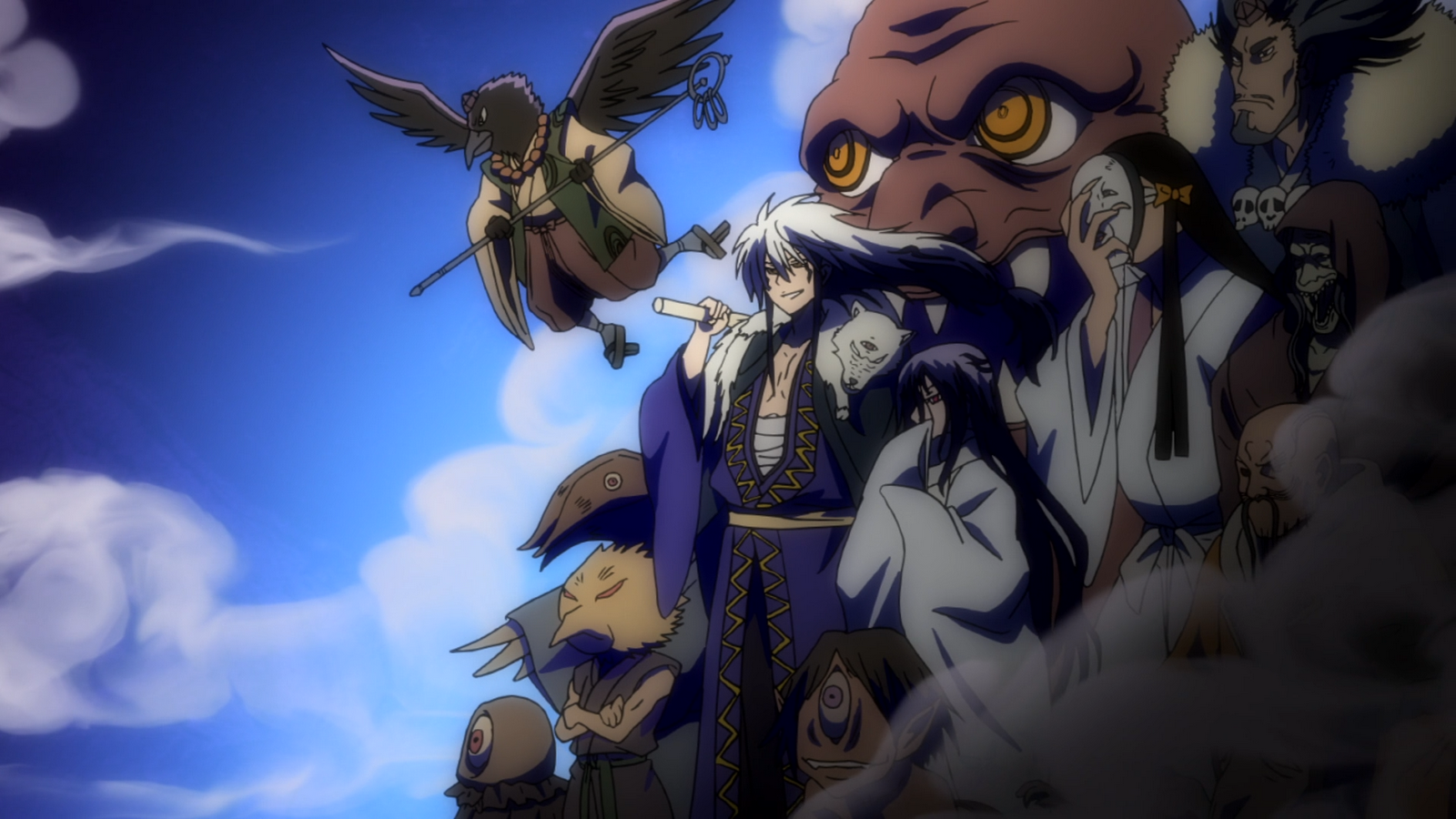 Characters from Nurarihyon no Mago HD Wallpaper