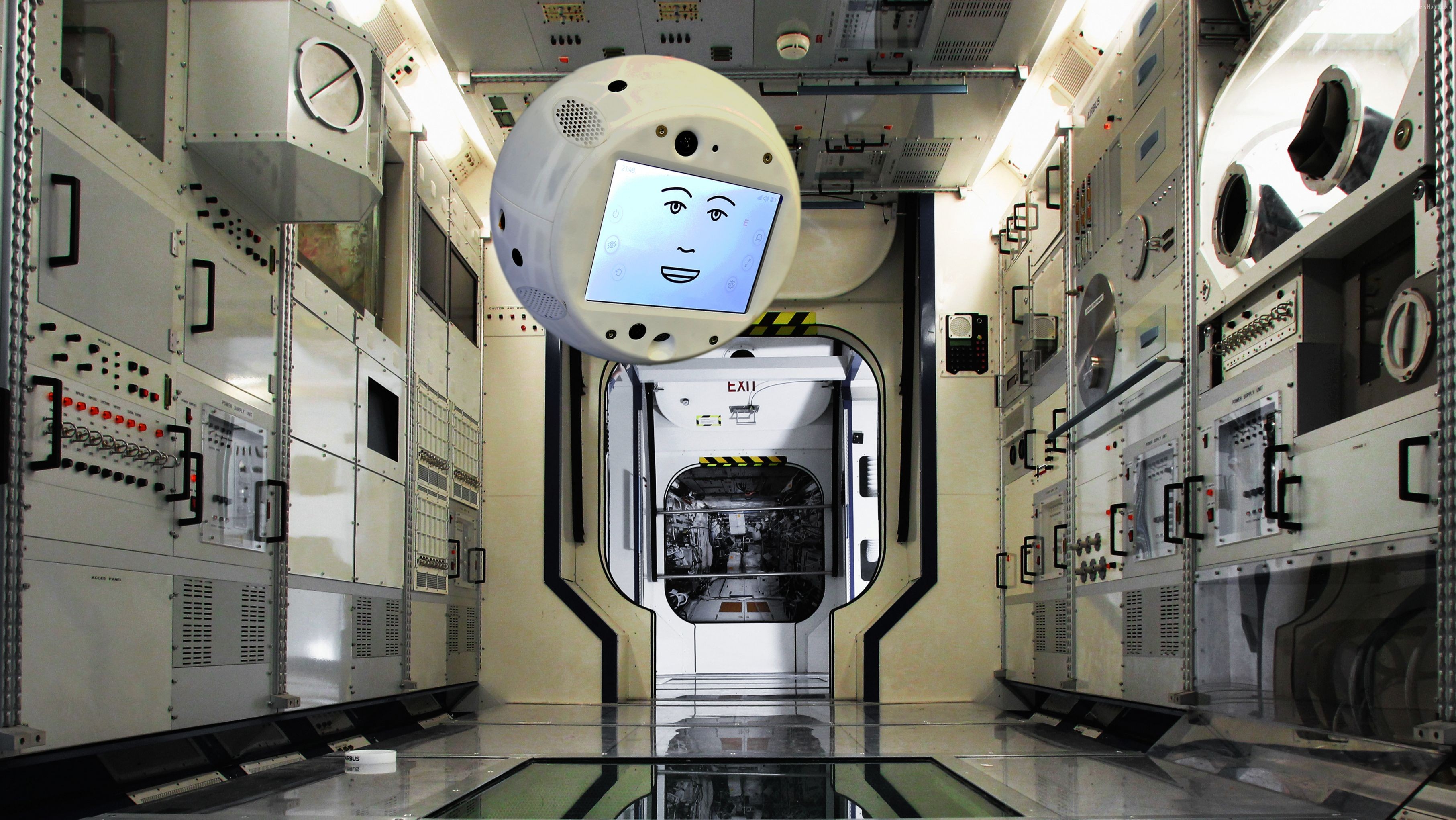 CIMON robot in a space station HD Wallpaper