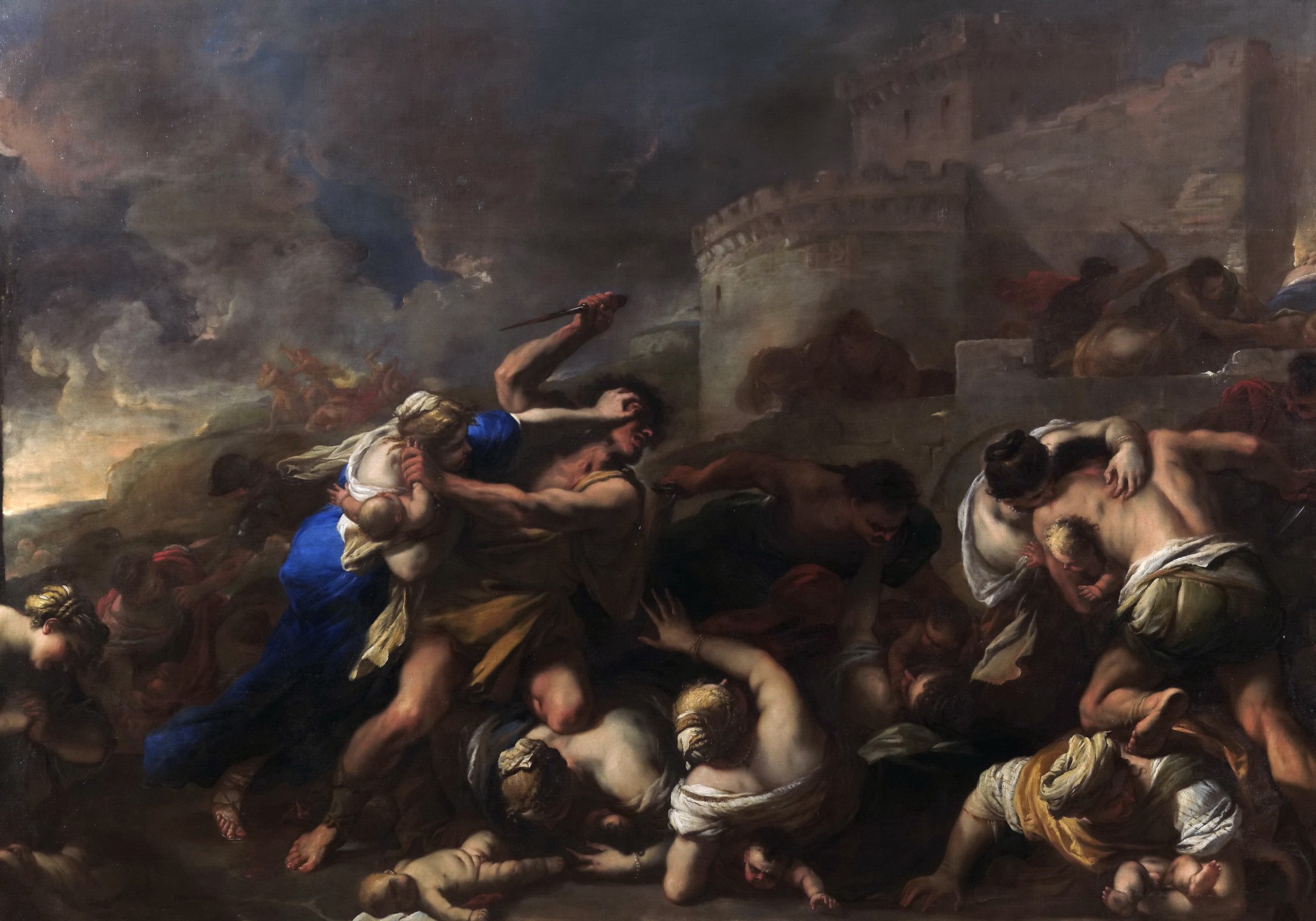 The Massacre of the Innocents by Luca Giordano HD Wallpaper