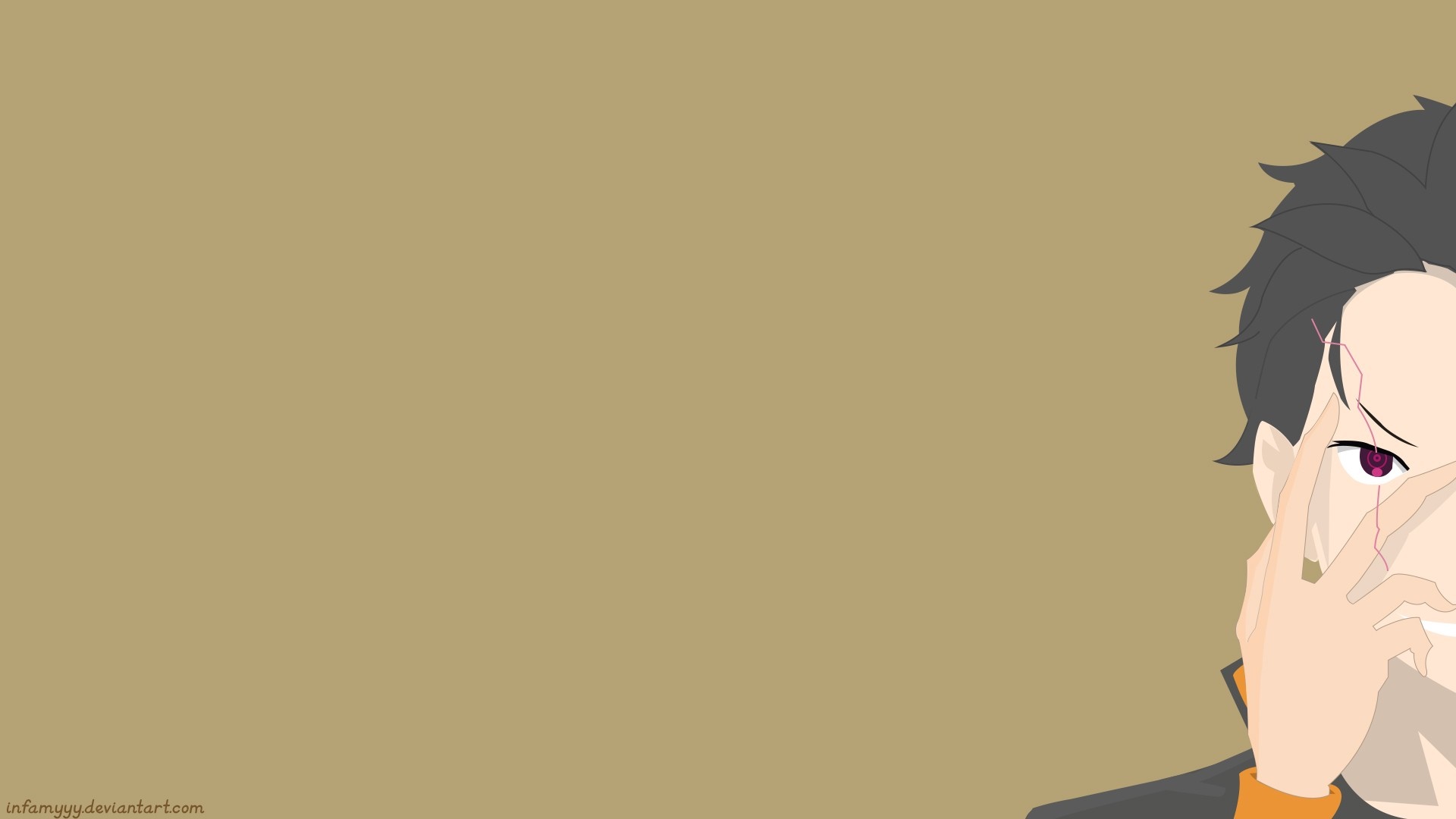 Natsuki Subaru from Re:Zero illustration HD Wallpaper