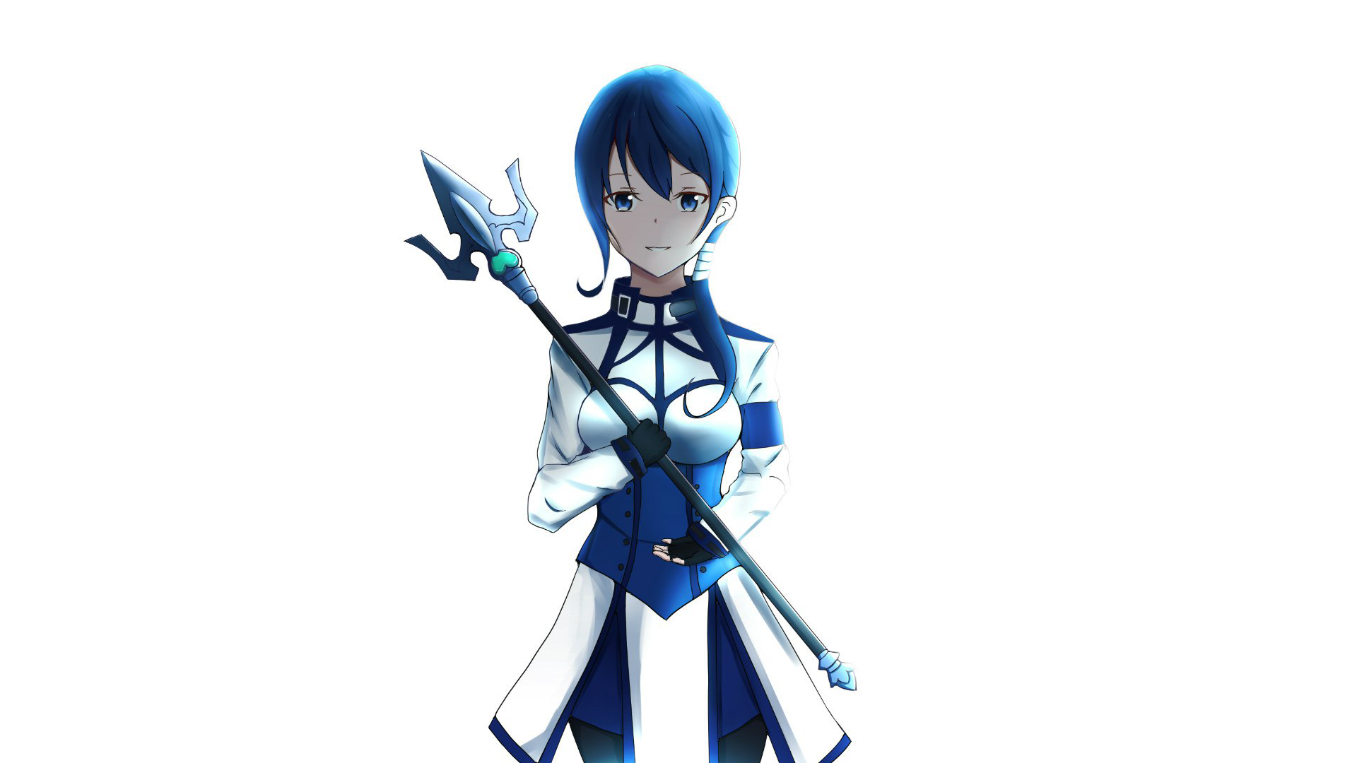 Mary from Hai to Gensou no Grimgar holding a spear HD Wallpaper