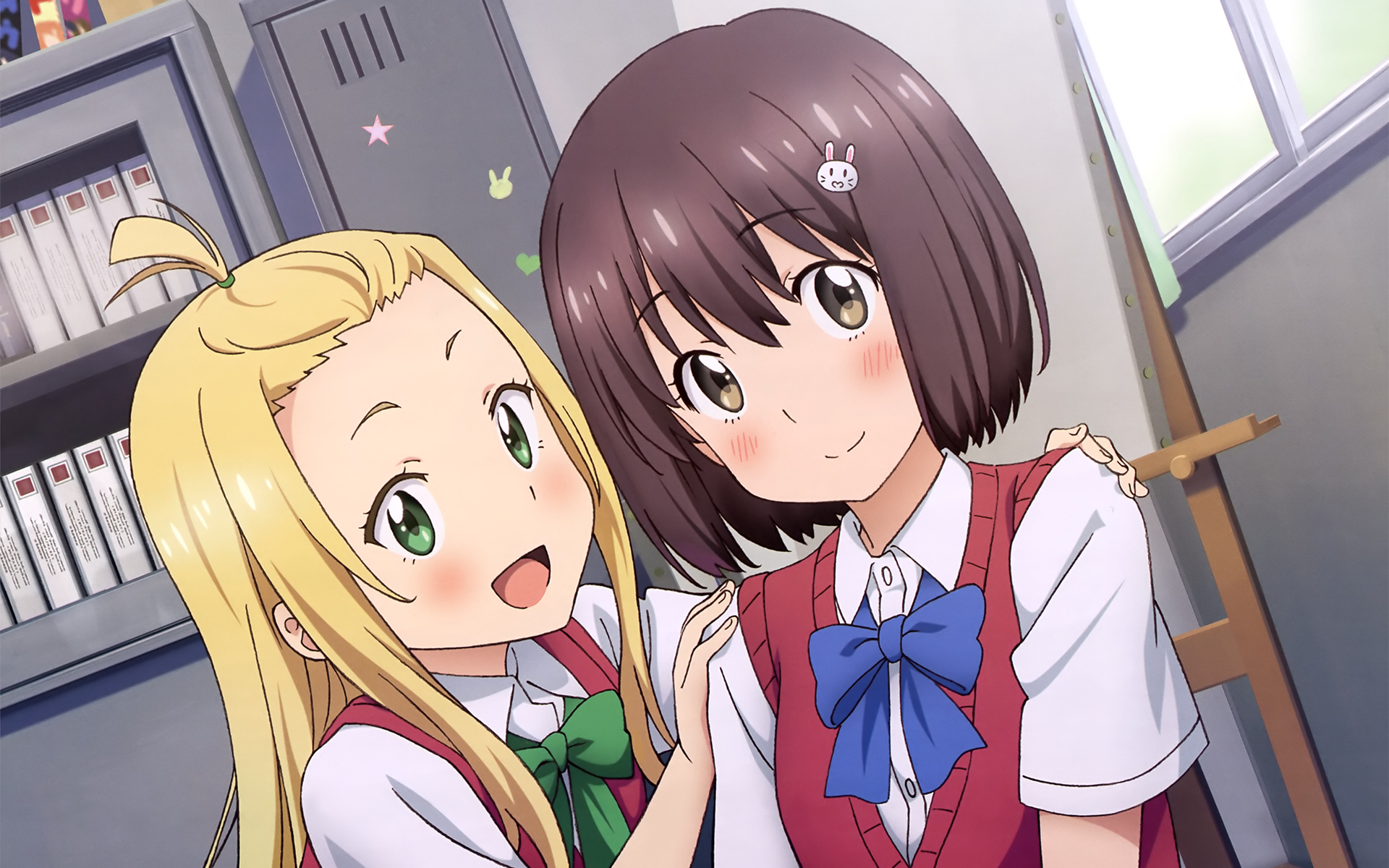 Usami Mizuki and Colette from Kono Bijutsubu ni wa Mondai ga Aru HD Wallpaper