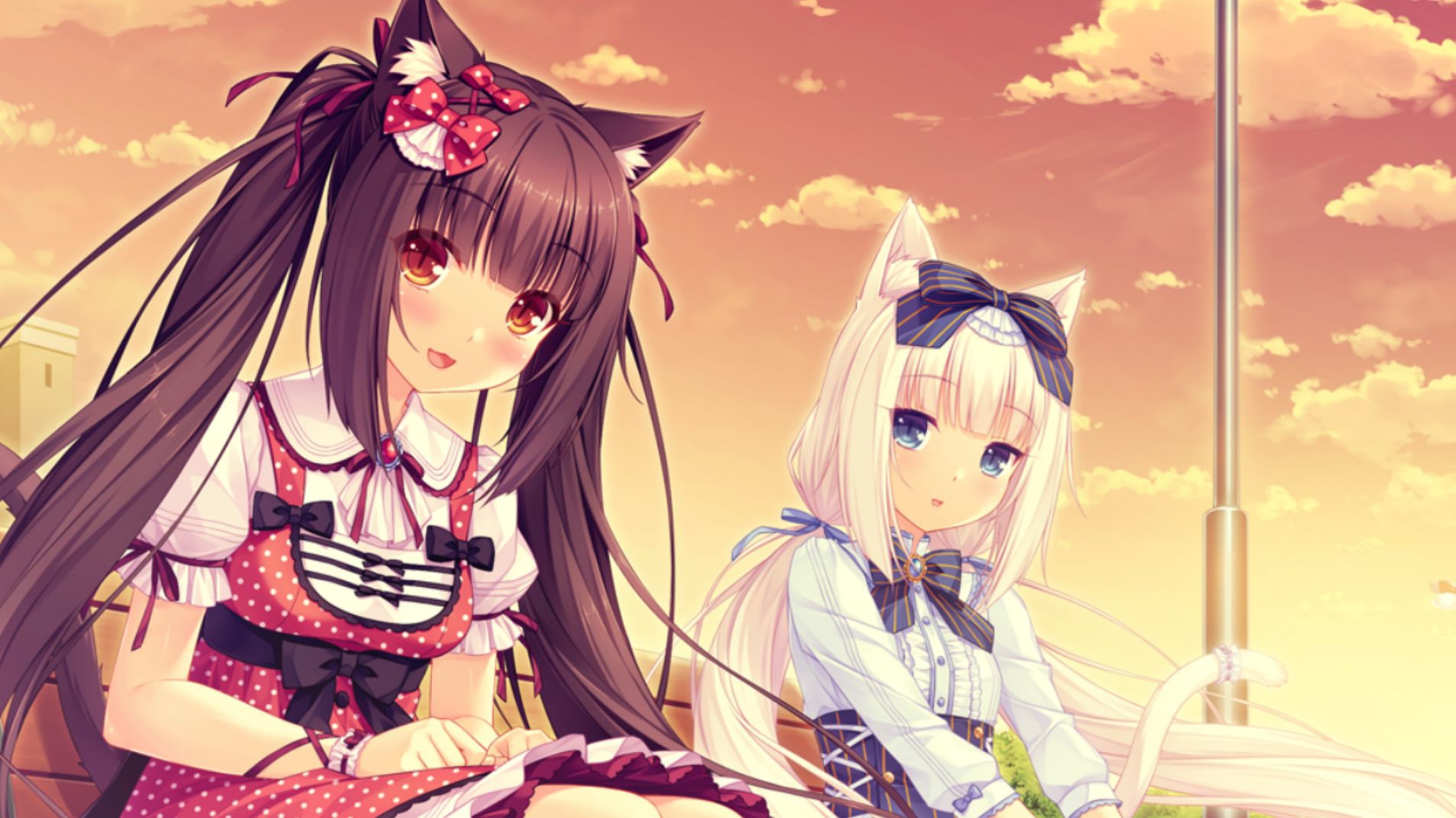 Vanilla and Chocolat from Neko Para HD Wallpaper