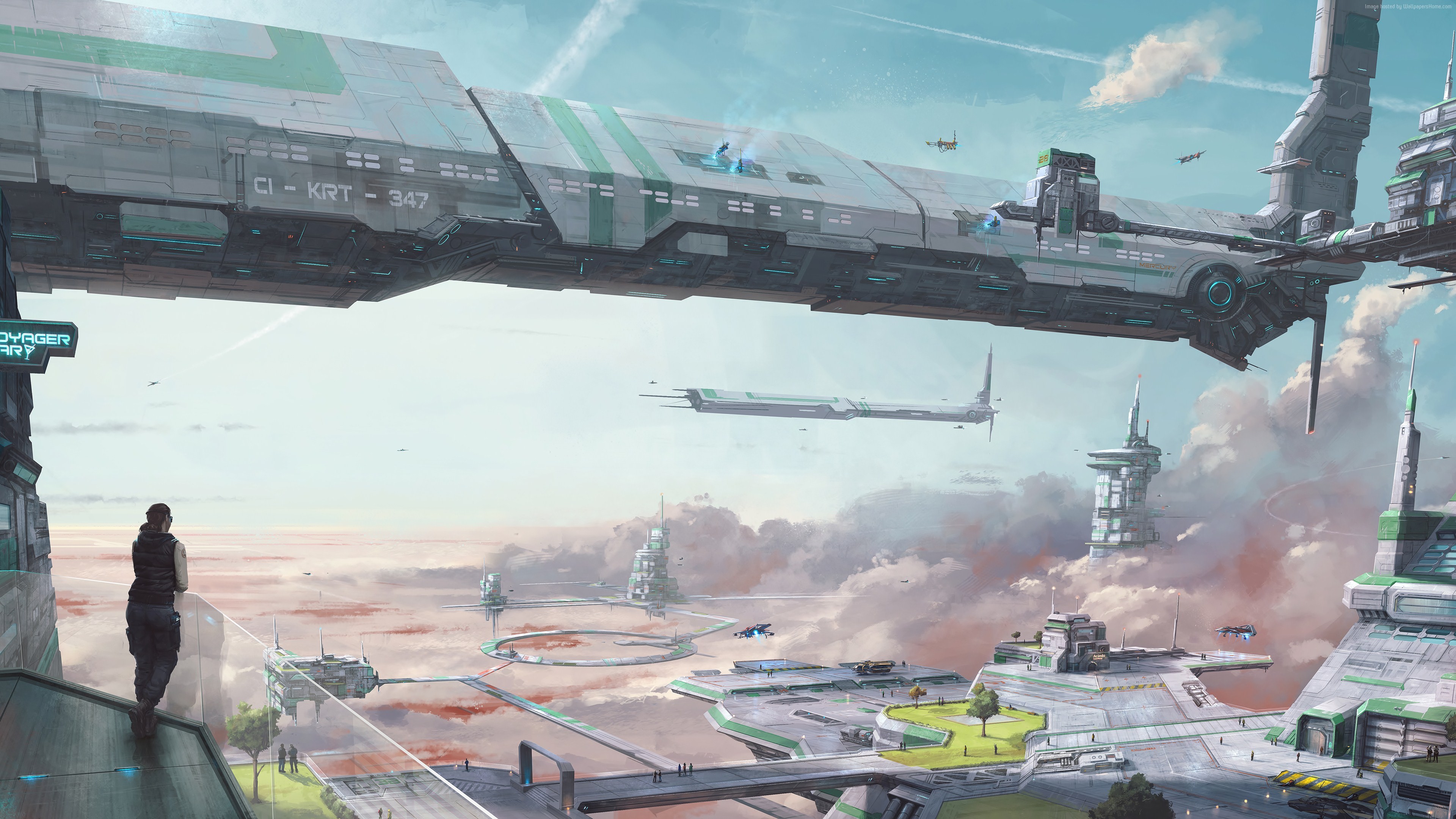 4K artwork poster from Star Citizen HD Wallpaper