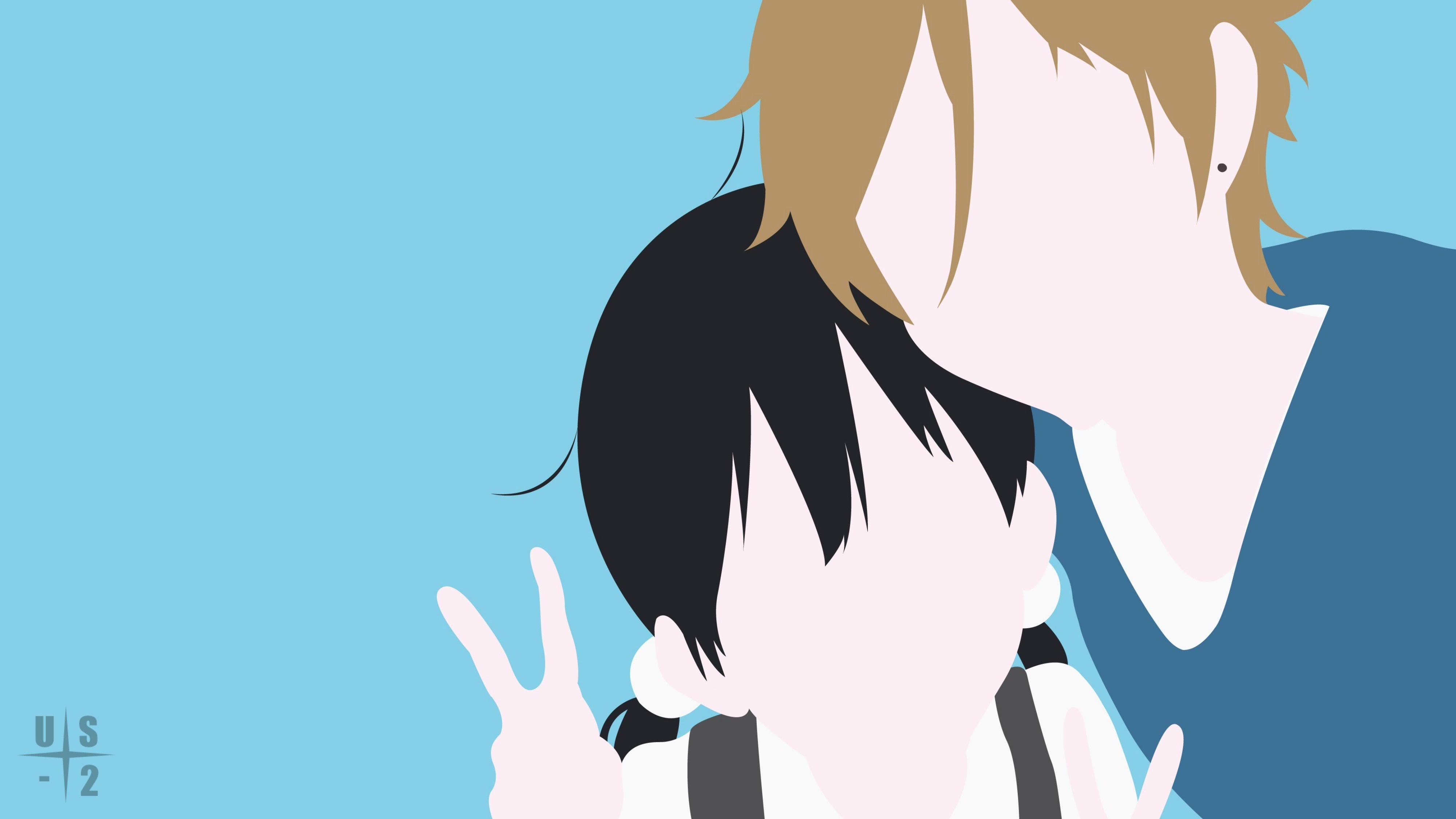 Tamako Market illustration of Tamako Kitashirakawa and Mochizou Ooji HD Wallpaper