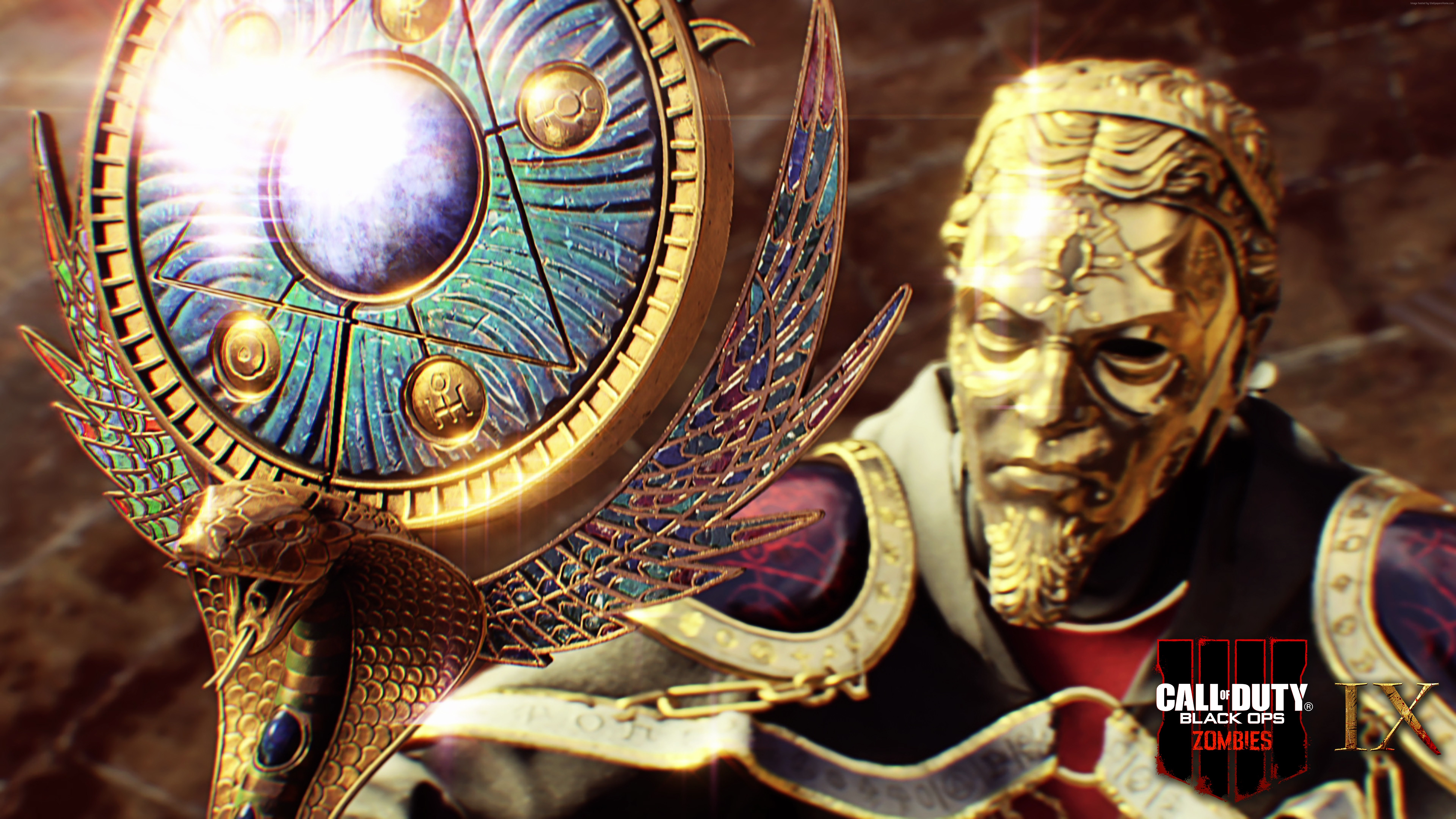 Call of Duty Black Ops 4 Zombies character with artifact HD Wallpaper