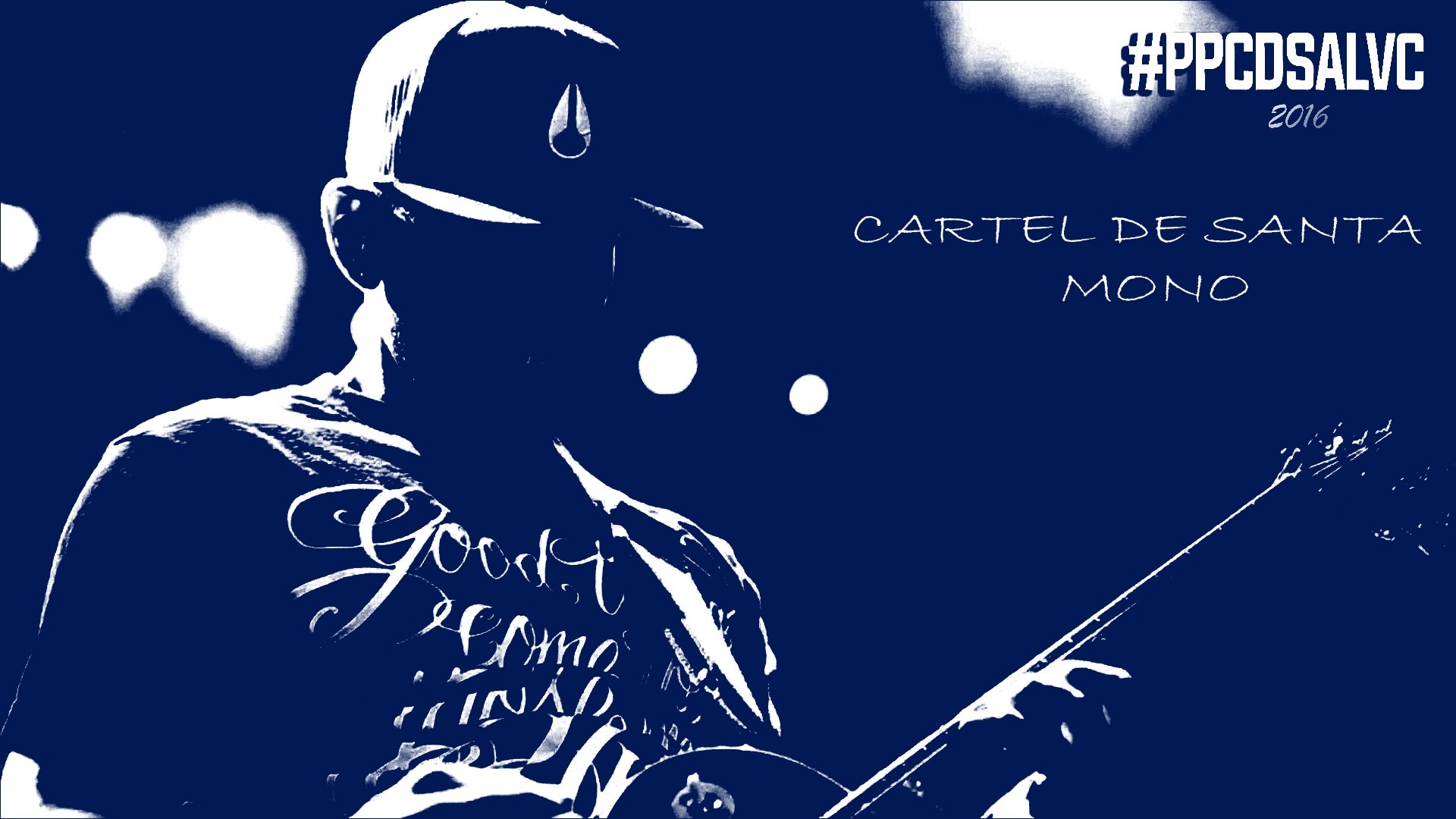 Cartel de Santa Mono HD Wallpaper