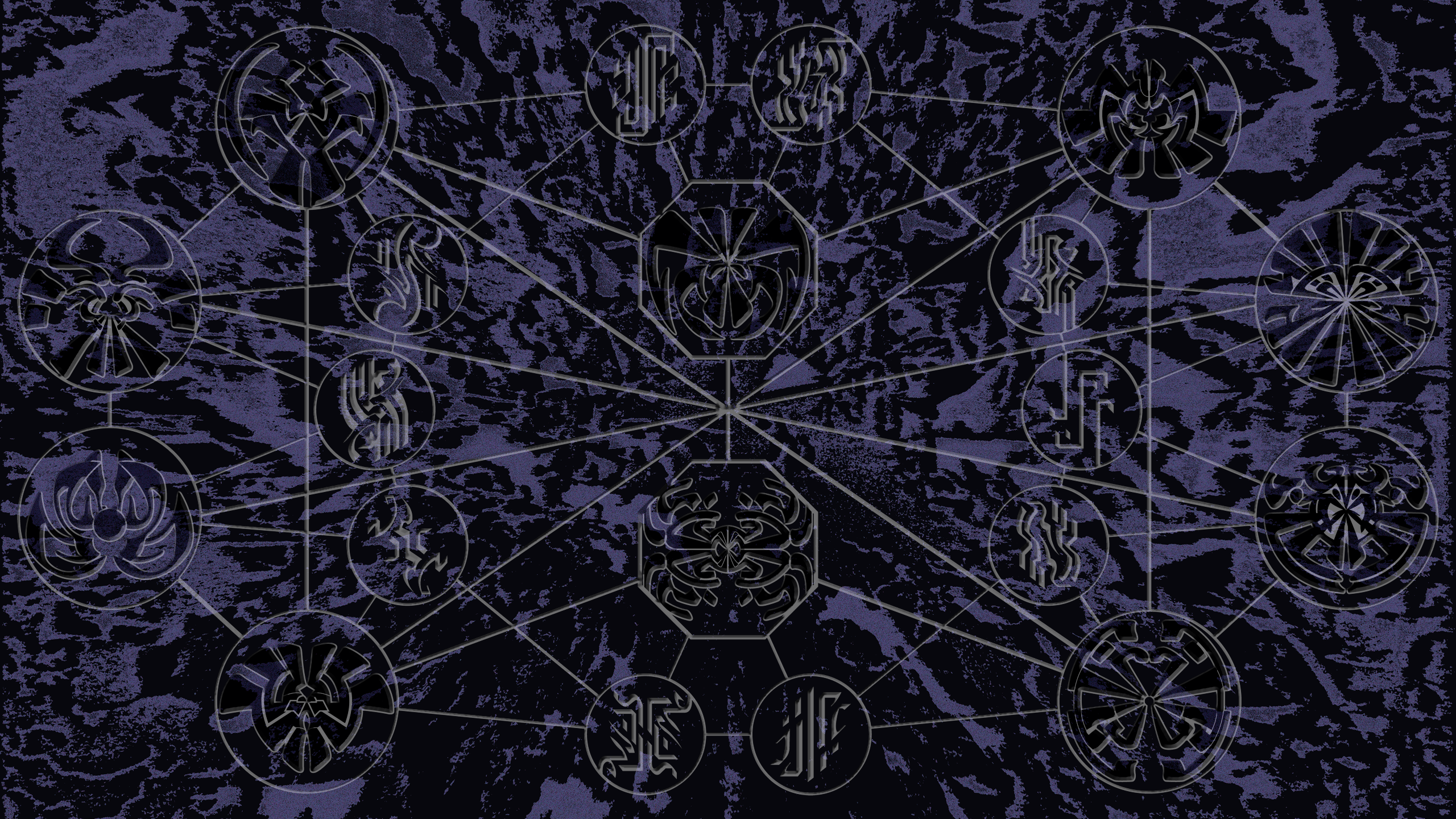 Stormlight Archive symbols in a network pattern HD Wallpaper