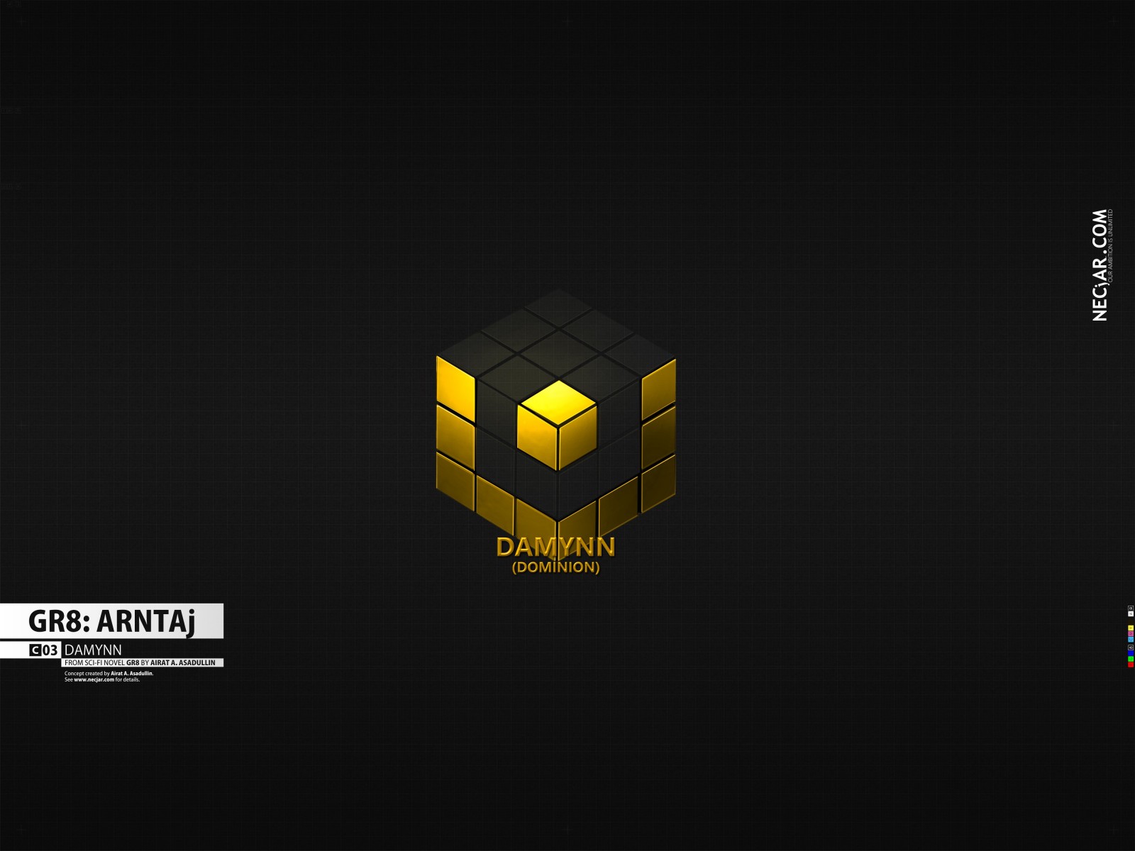 Damynn Dominion GR8: Arntaj Logo HD Wallpaper