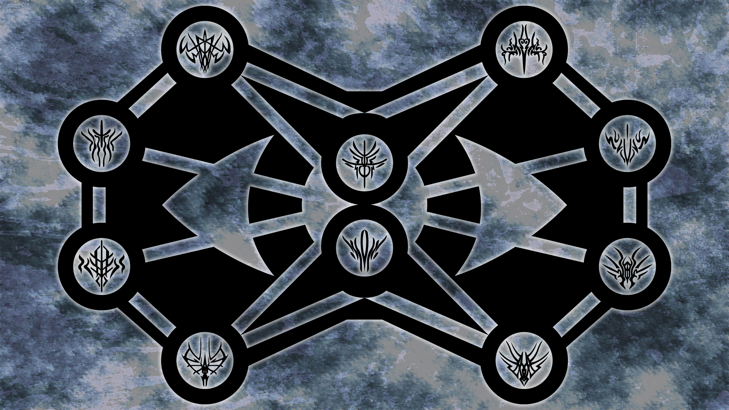 Stormlight Archive symbols in a diagram HD Wallpaper
