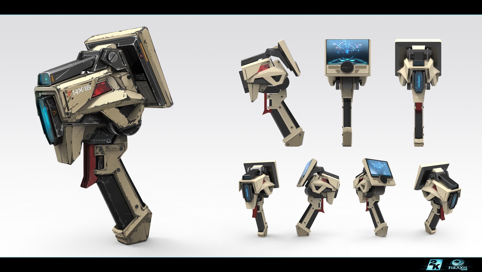 XCOM 2 HX-16 weapon concept art HD Wallpaper