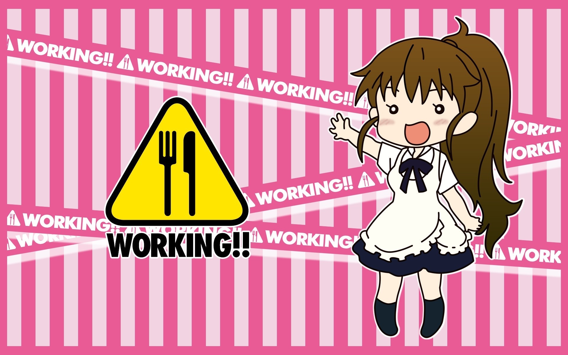 Taneshima Popura from Working!! HD Wallpaper