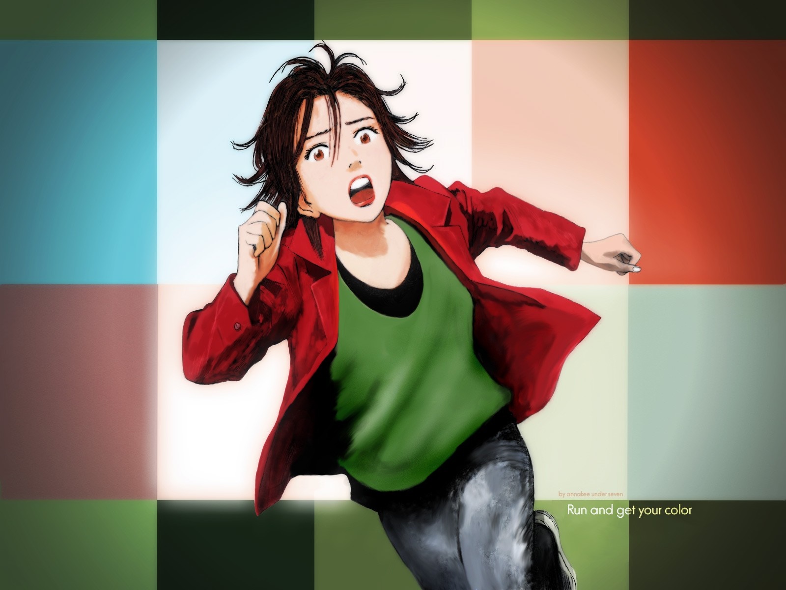 Kanna End from 20th Century Boys running HD Wallpaper
