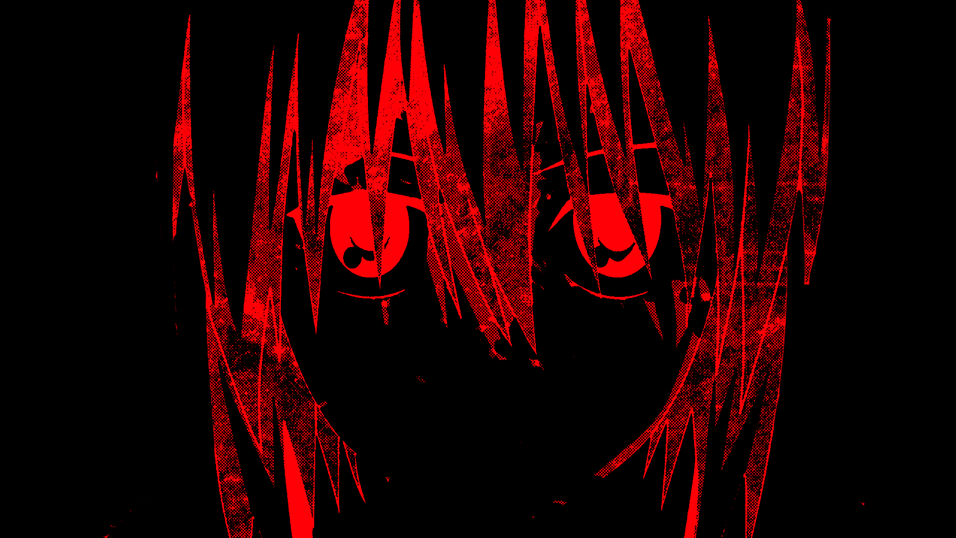 Nyu from Elfen Lied with Red Darkness HD Wallpaper