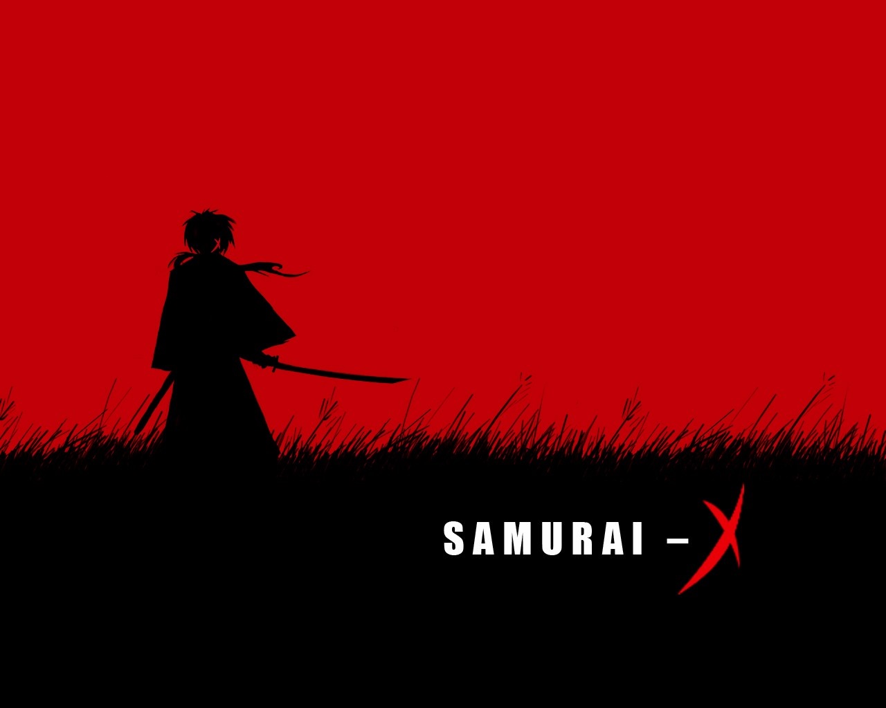 Samurai X Silhouette HD Wallpaper