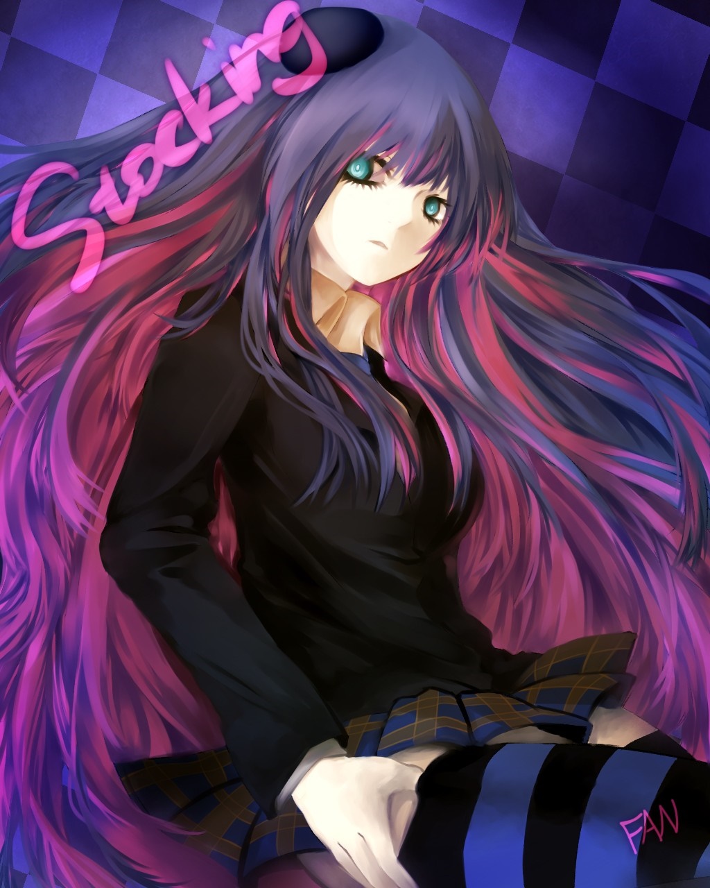 Anarchy Stocking from Panty and Stocking with Garterbelt HD Wallpaper