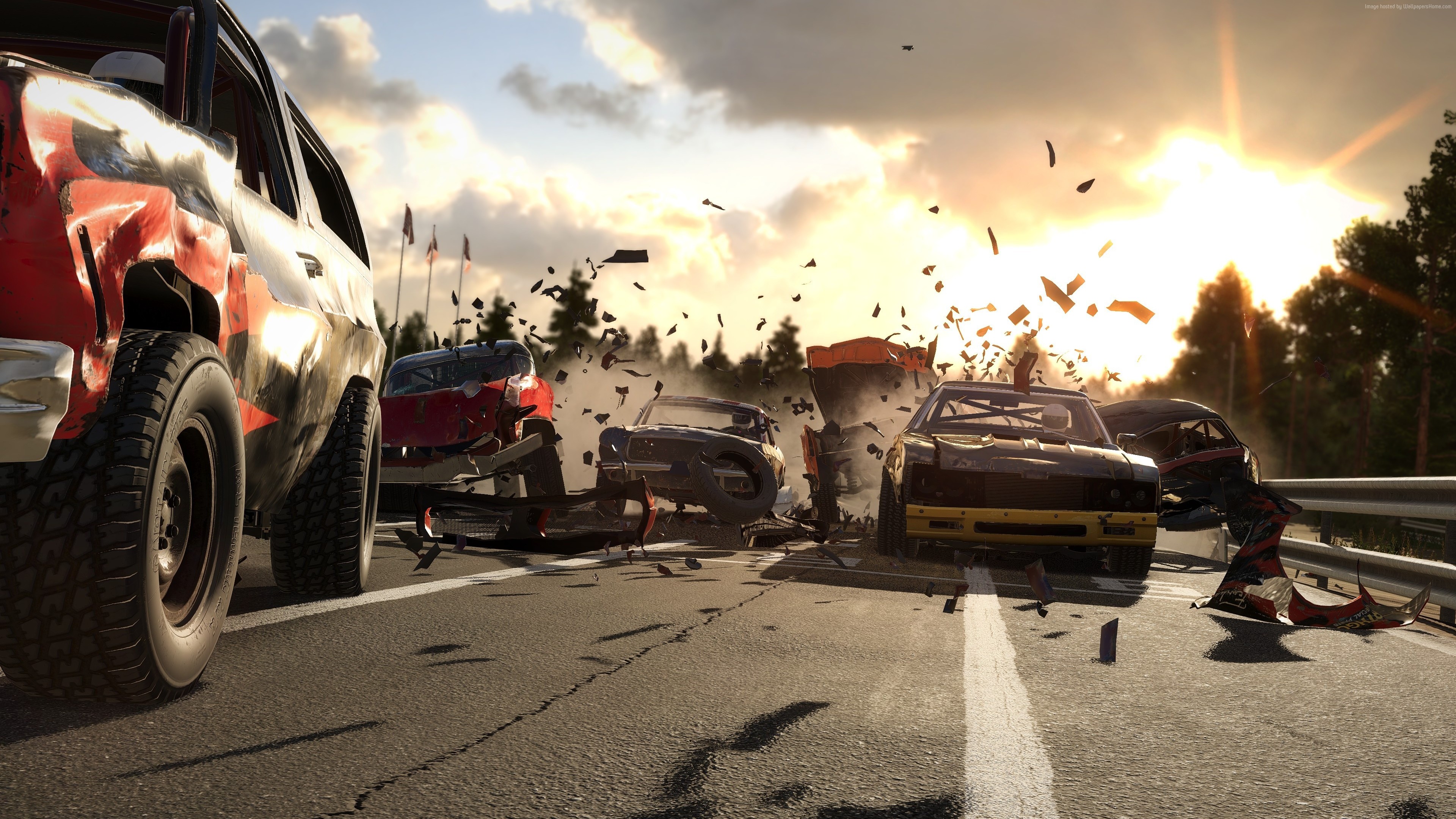 Wreckfest 4K screenshot from E3 2018 HD Wallpaper