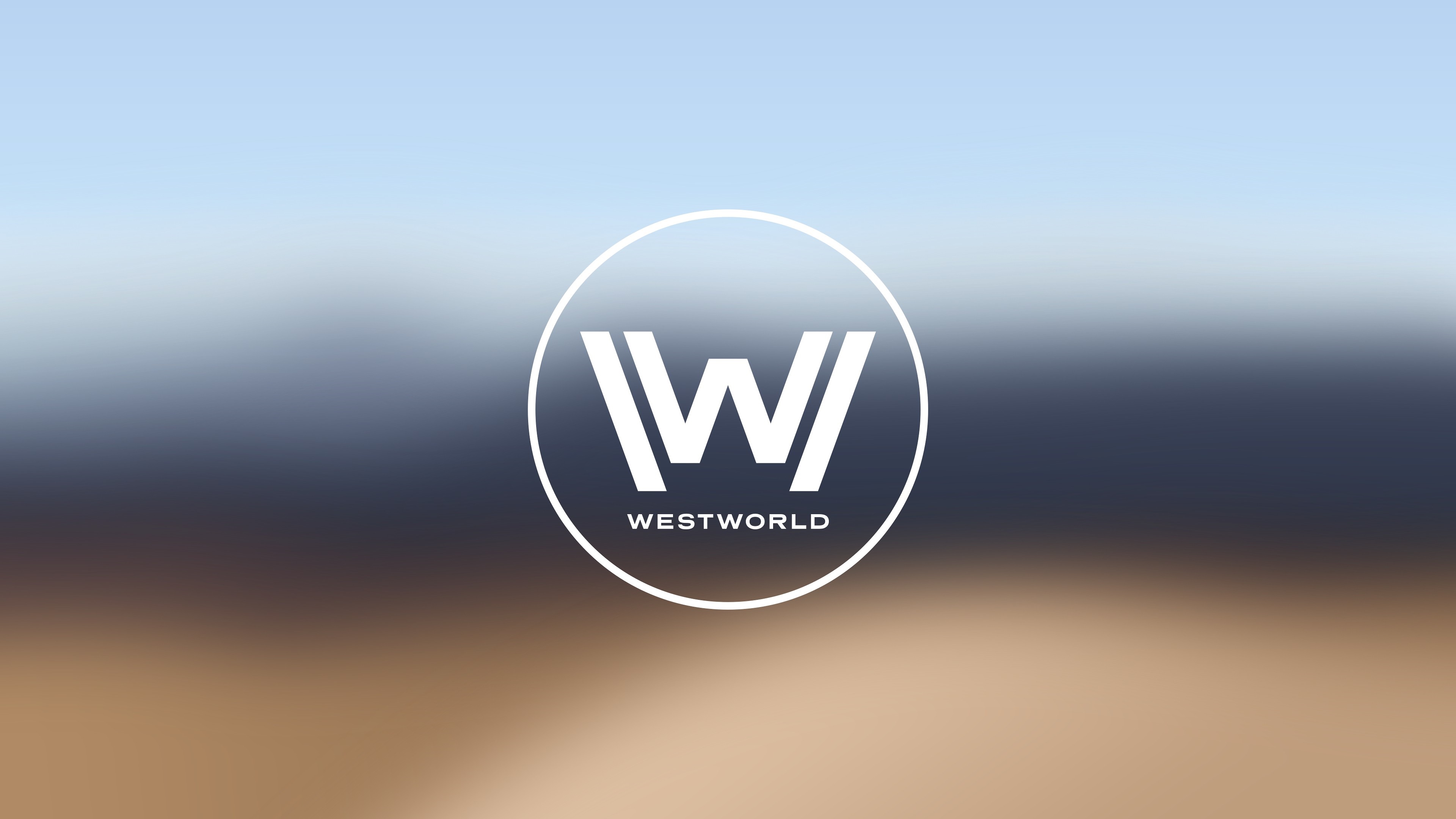 Westworld logo with stylized W HD Wallpaper