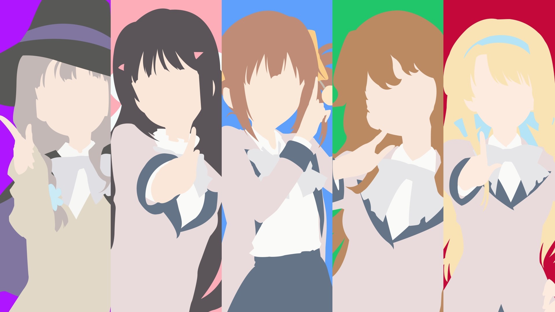 Anime girls from Kono Naka ni Hitori Imouto ga Iru HD Wallpaper