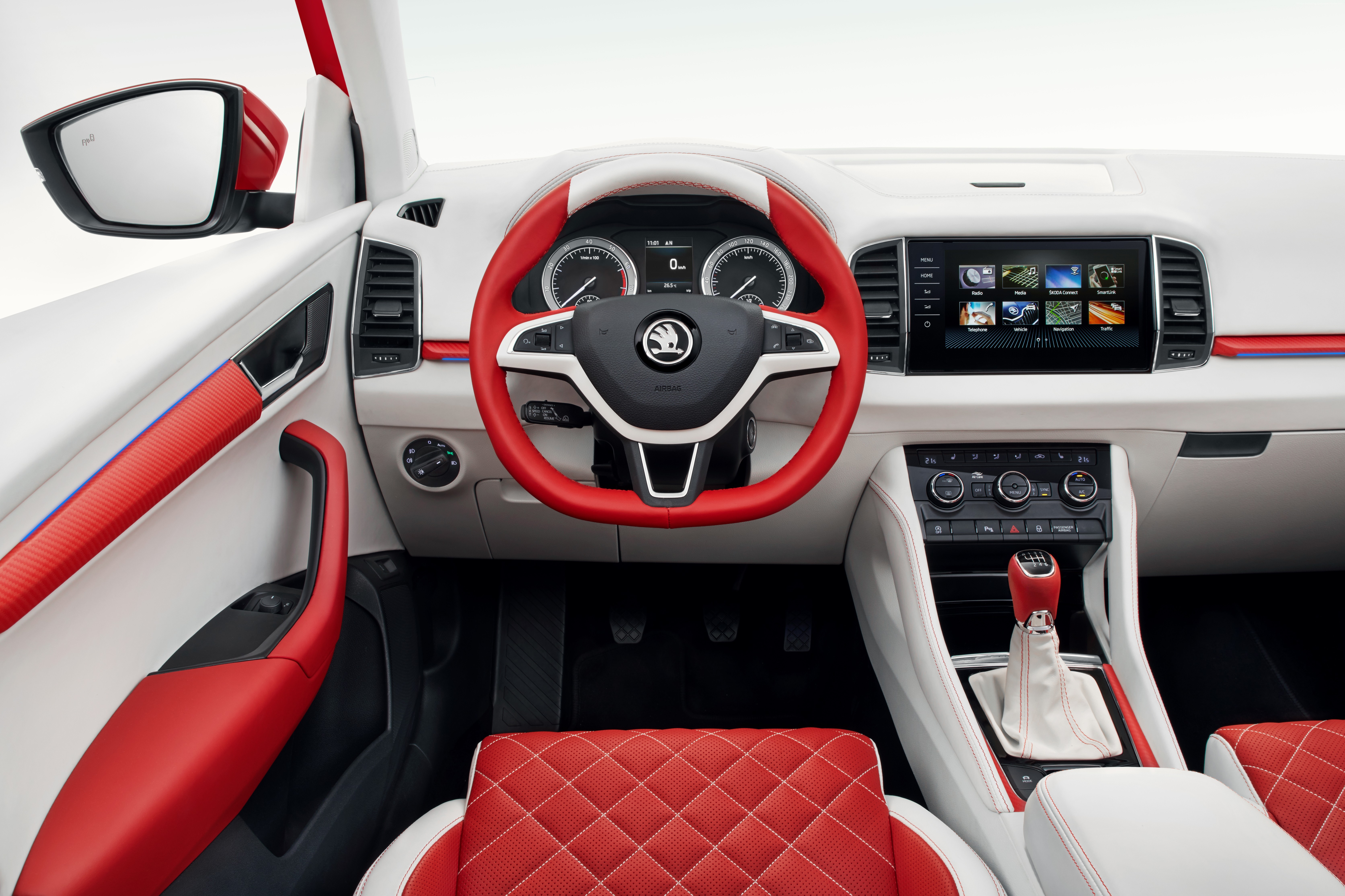 Skoda Sunroq Concept Interior HD Wallpaper