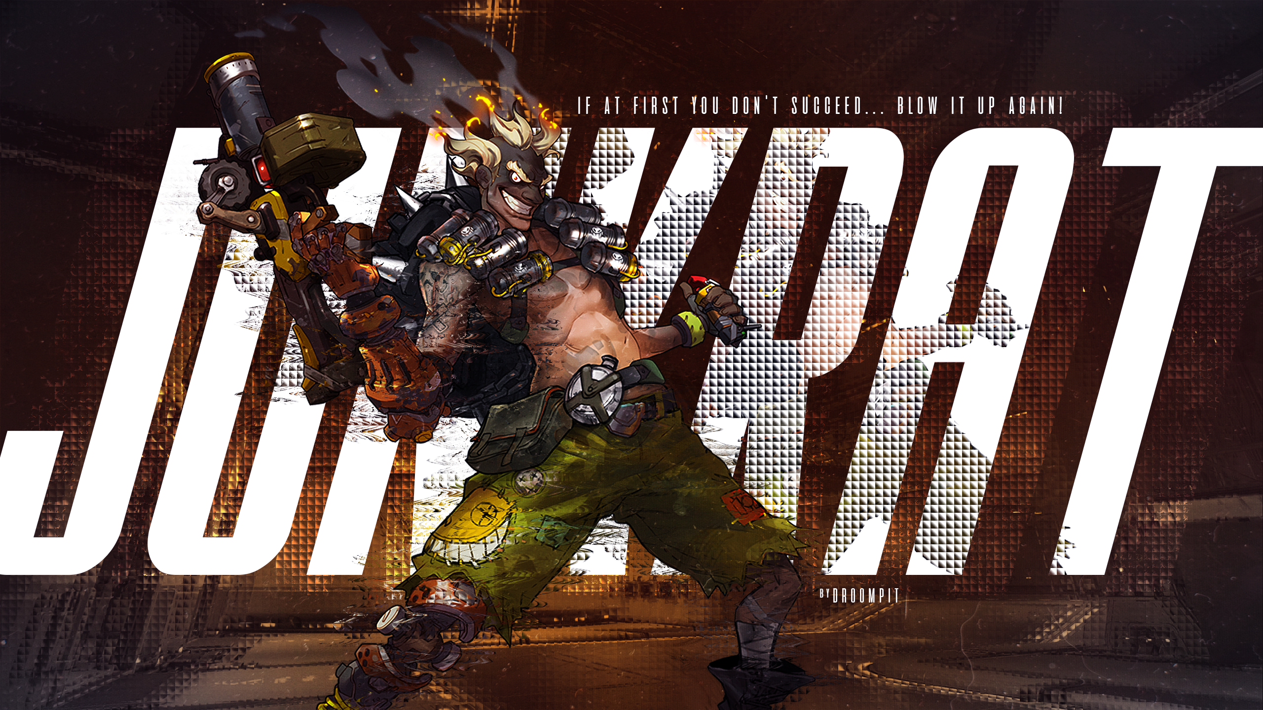 Junkrat from Overwatch HD Wallpaper